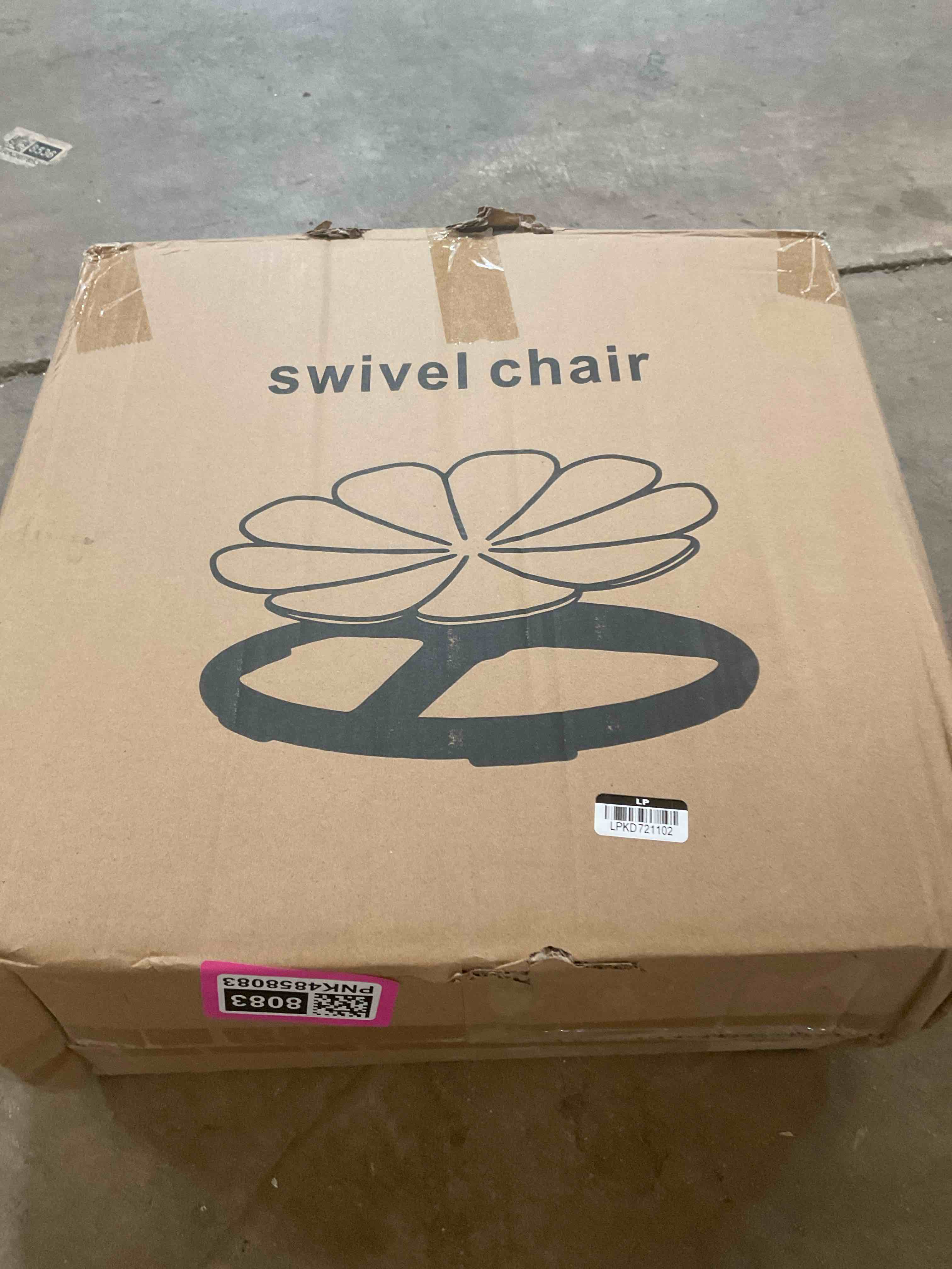 Condition photo showing Good Condition for swivel chair, flower kids