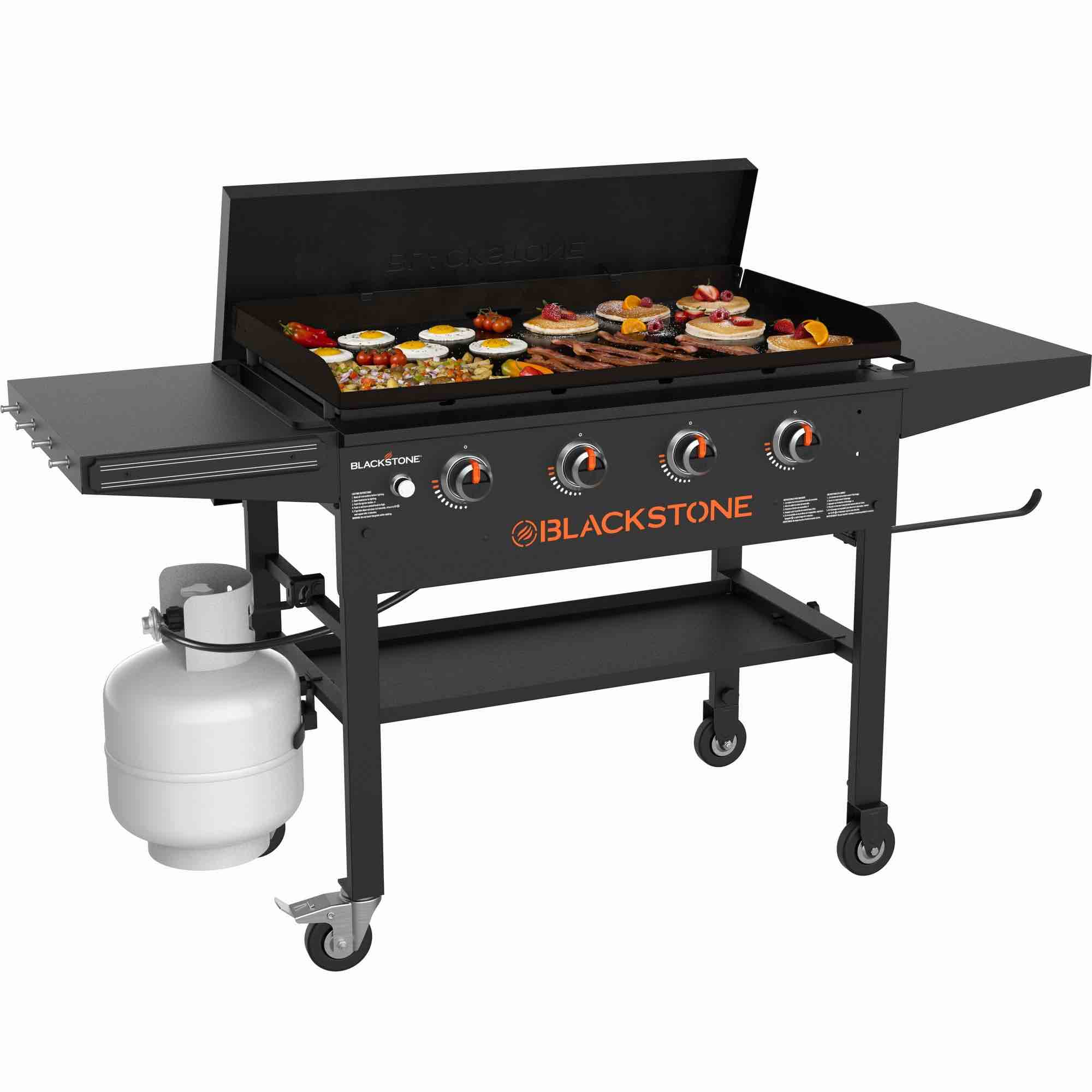 Blackstone 36” Griddle with Hardcover and Folding Shelves