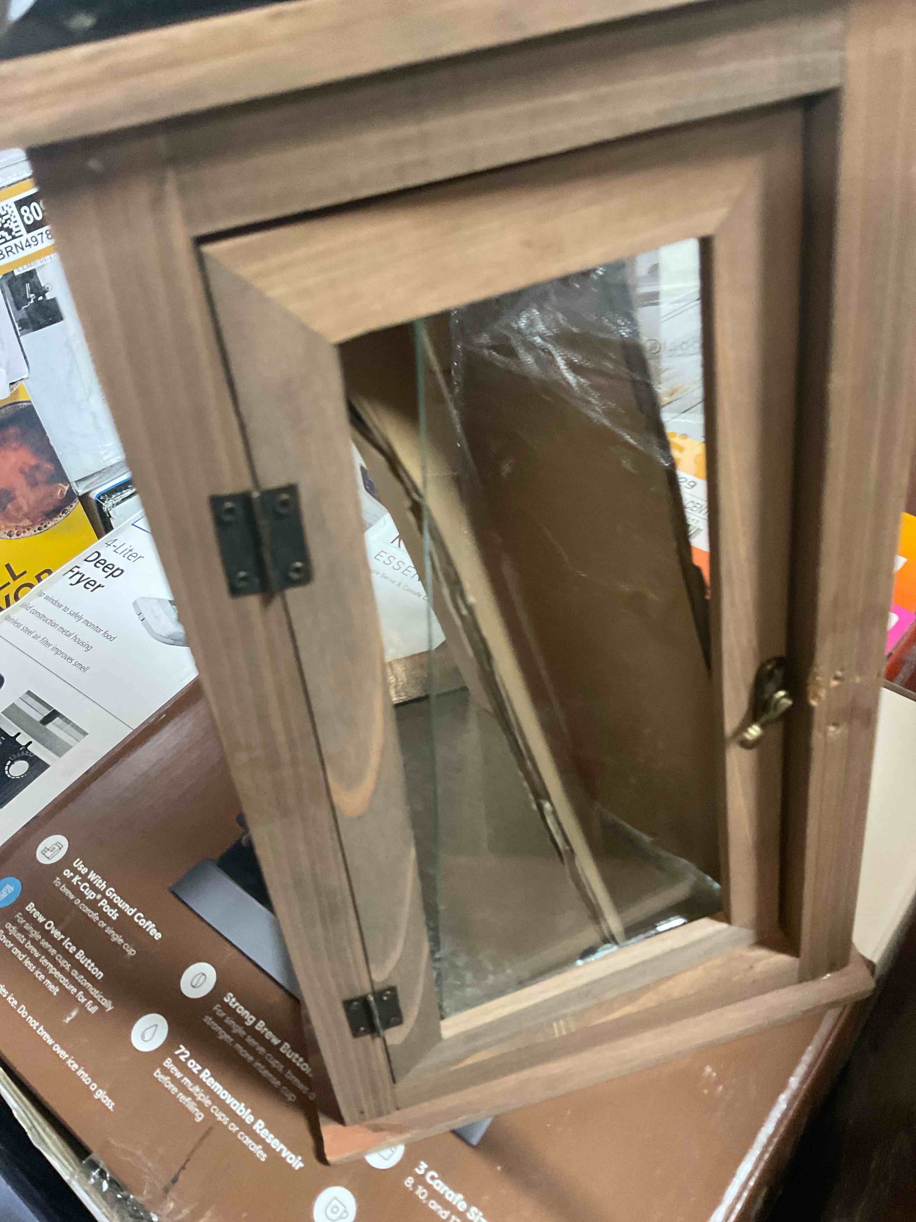 Condition photo showing As Is for better homes & garden lantern dmg pictured