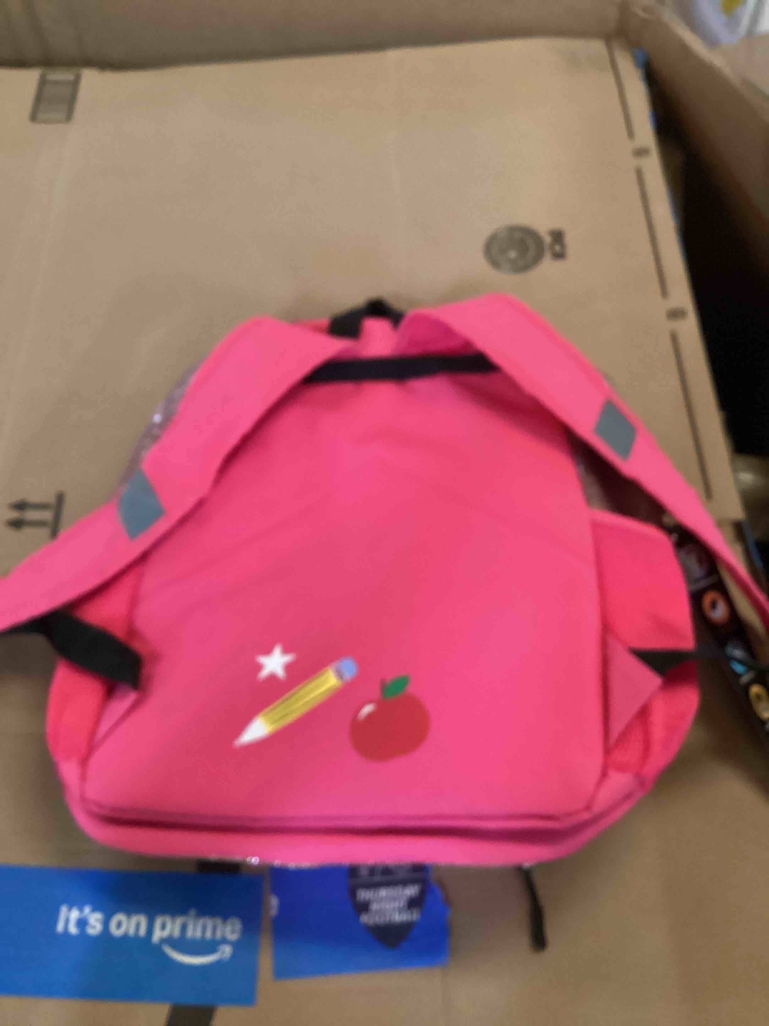 Condition photo showing New/Like New for backpack with lunchbox attachment