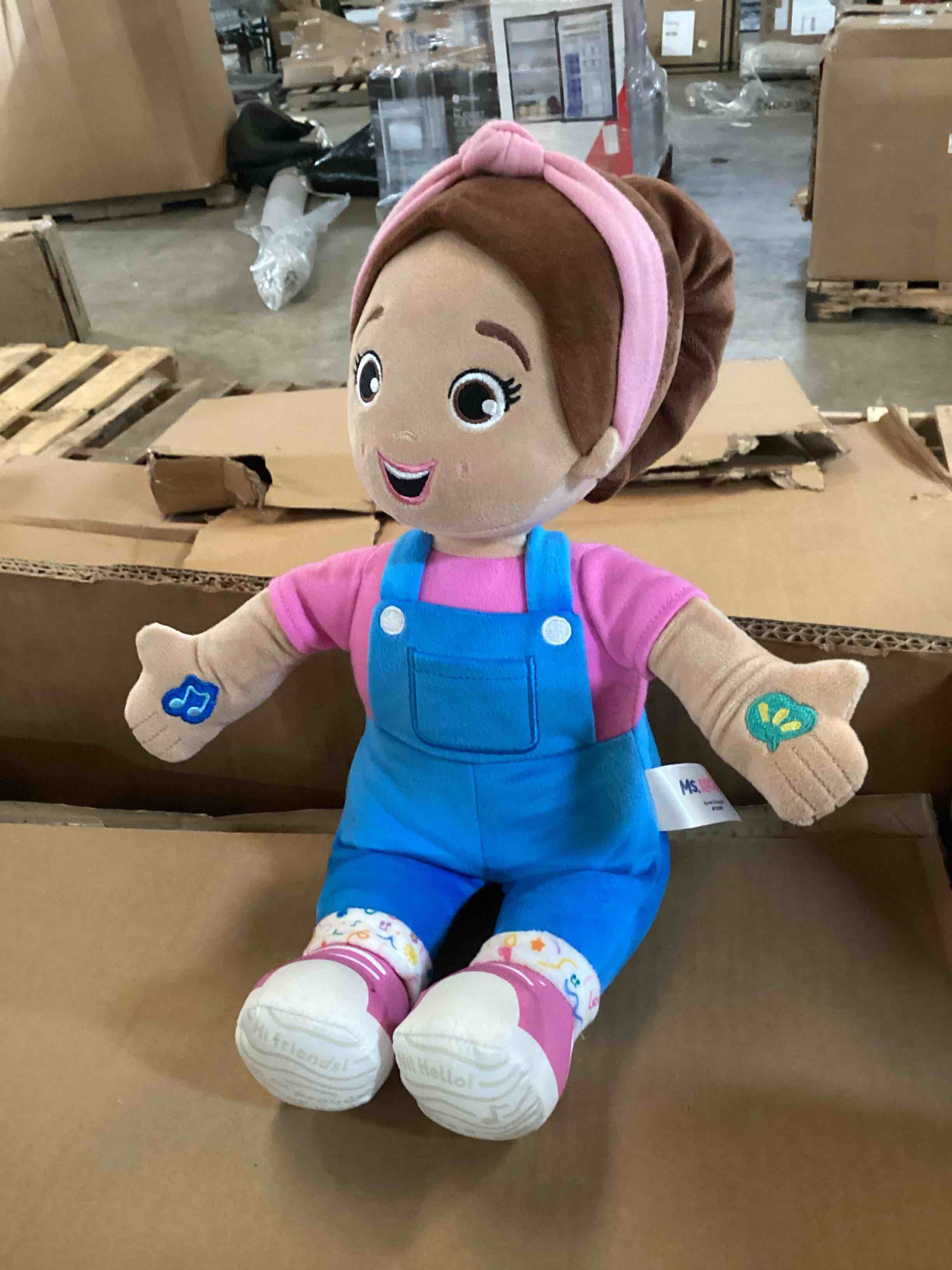 Condition photo showing New/Like New for ms. rachel speak and sing doll