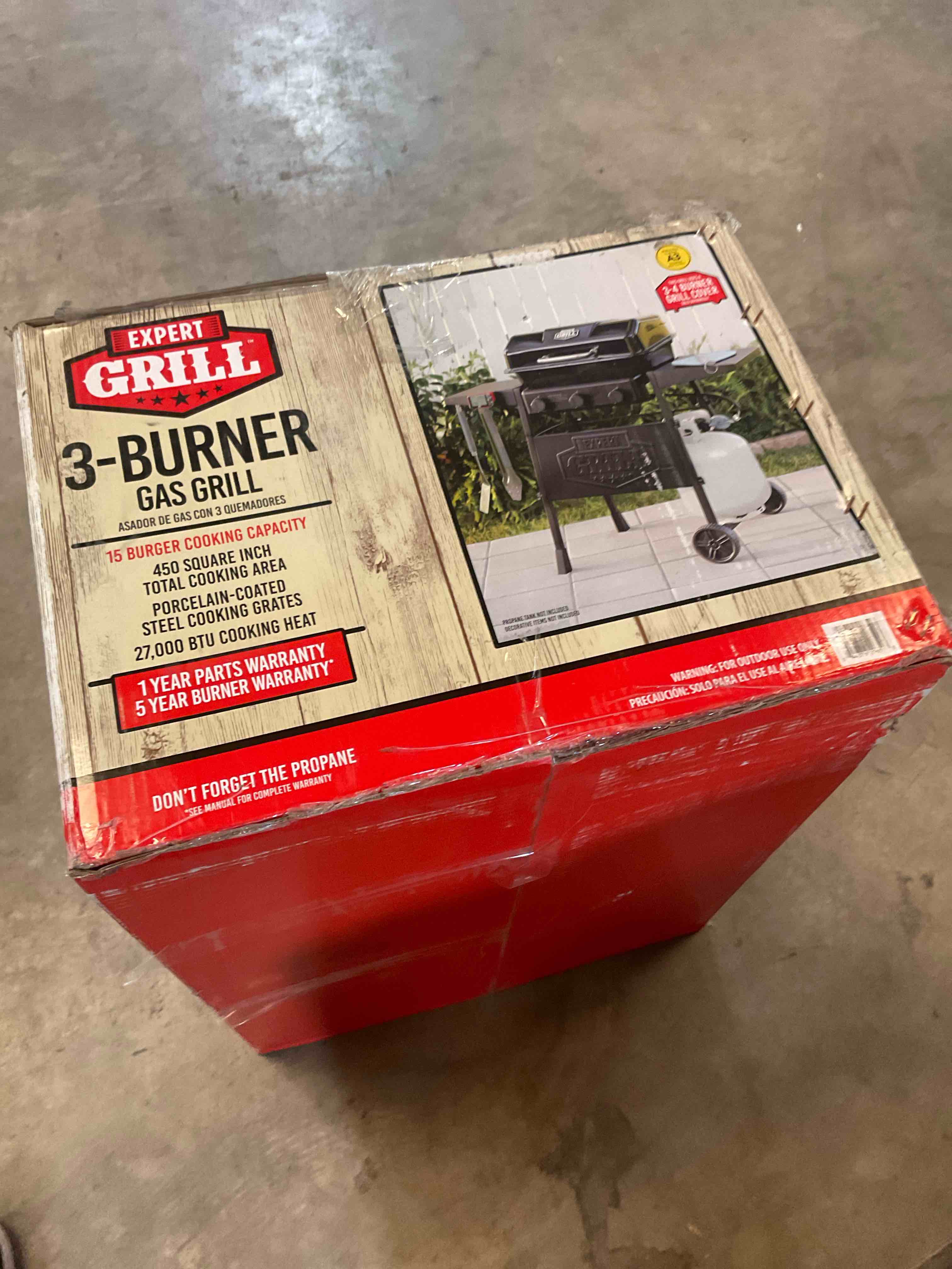 Condition photo showing Good Condition for expert grill 3- burner gas grill