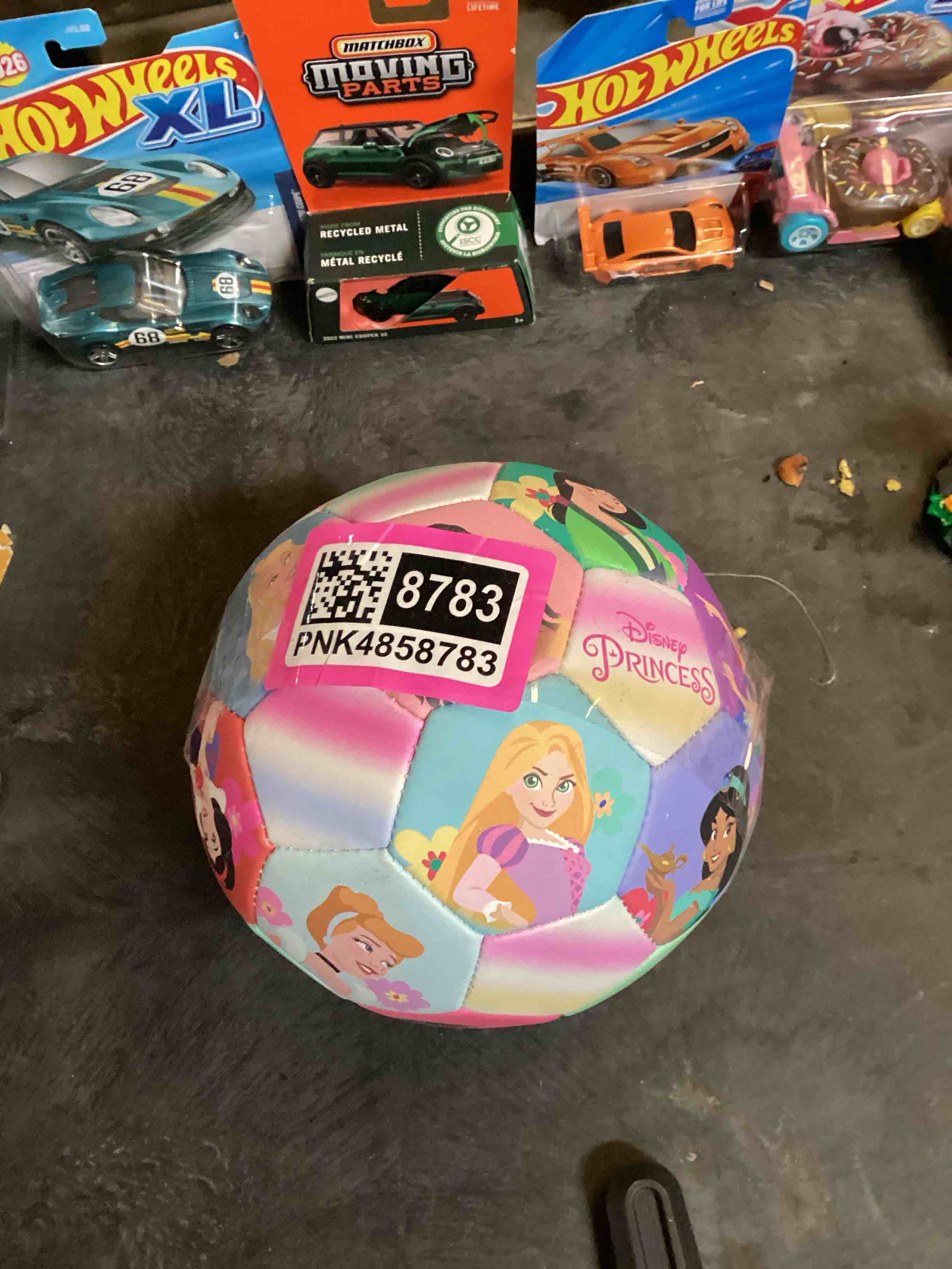 Disney princess soccer ball