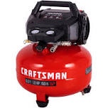 craftsman 6-gallon portable electric 150 psi pancake air compressor