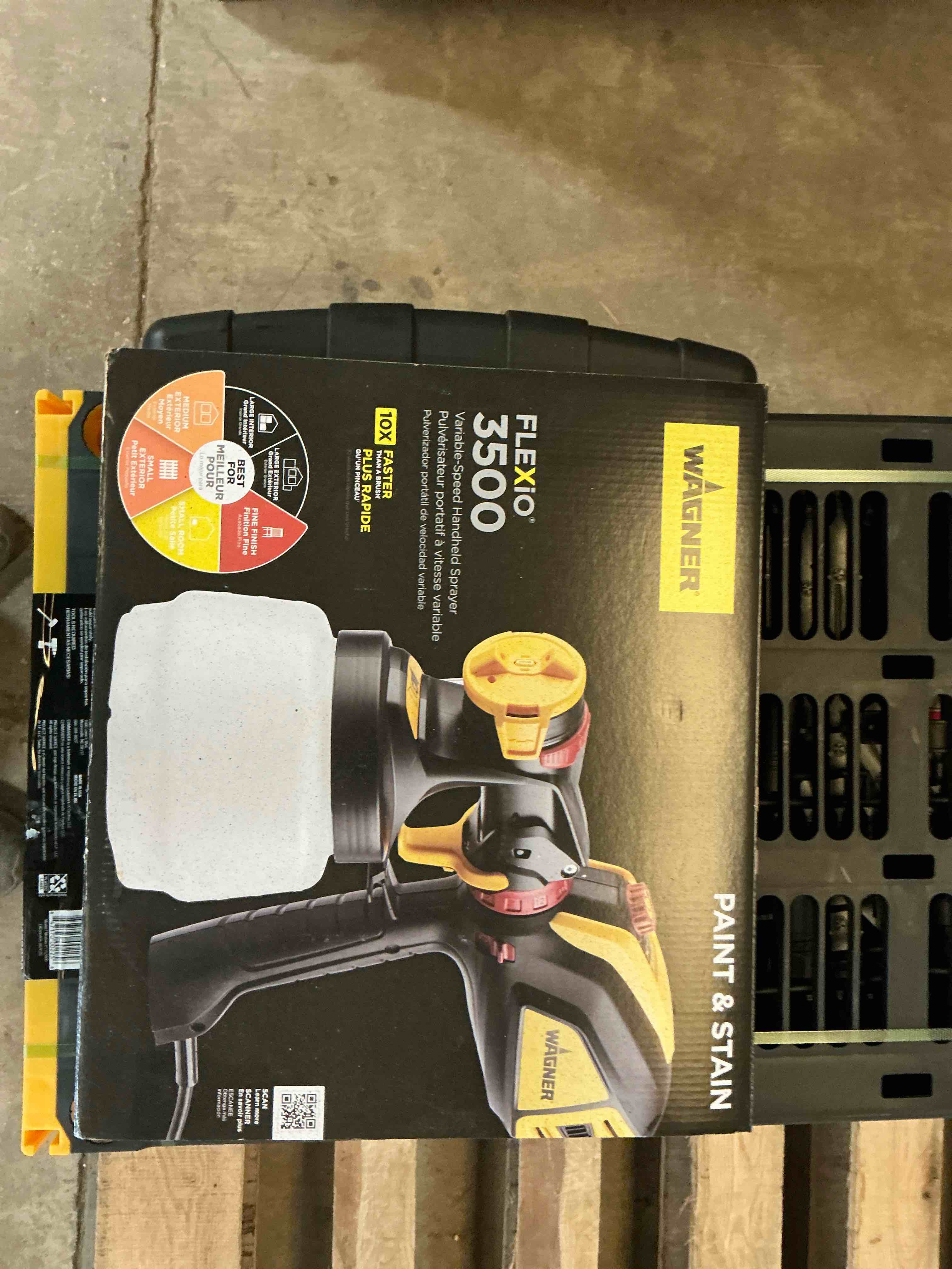 Condition photo showing Good Condition for flexio 3500 electric handheld hvlp paint sprayer