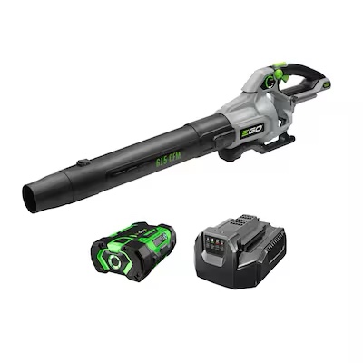 EGO POWER+ 56-volt 615-CFM 170-MPH Battery Handheld Leaf Blower 2.5 Ah Battery Included Charger Included