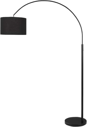 I 9641 Monarch Specialties I 9641 Lighting, 81" H, Floor Lamp, Black Metal, Black Shade, Contemporary