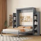 queen size wall murphy bed