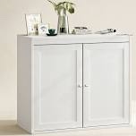 2 door shoe cabinet