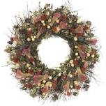 handcrafted dried mixed assortment 22” wreath