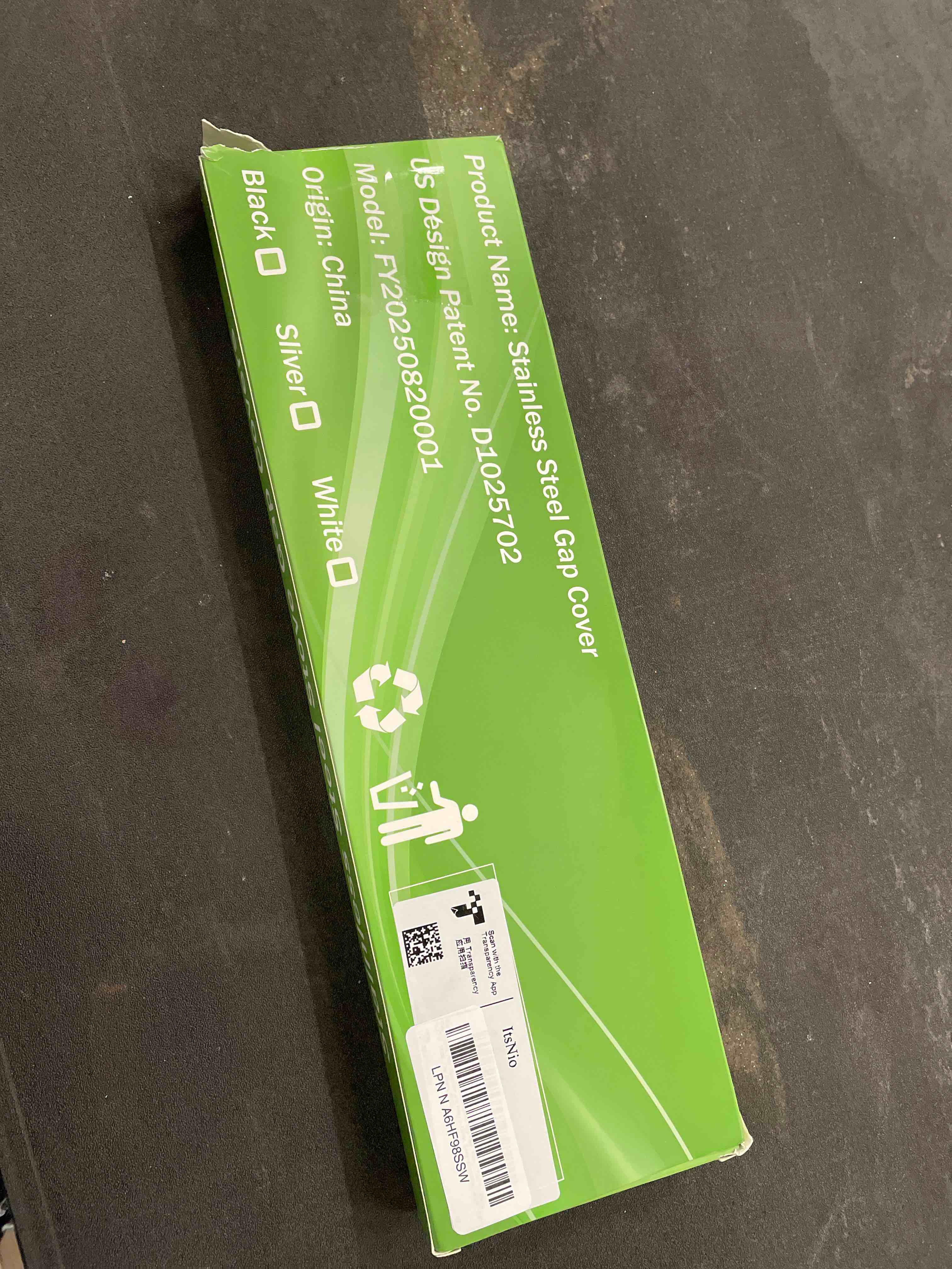 Condition photo showing Good Condition for Stainless Steel Stove Gap Covers,Stove Gap Filler, Range Trim Kit, Stove Gap Guards, Heat Resistant and Easy to Clean, Easy retractable Length 13.8" to 27.5", Width 0.79",Black(2PCS) 27.5 inch Black