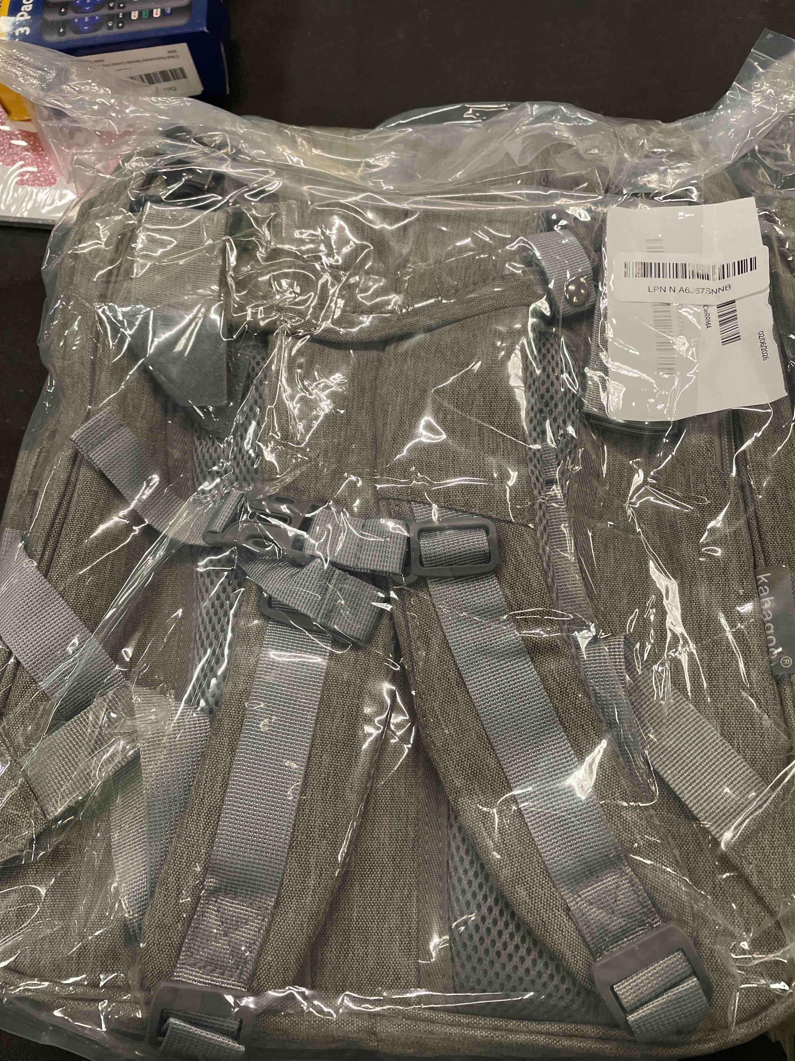 Condition photo showing Good Condition for KABAQOO Diaper Bag Backpack with Detachable Changing Station, Large Capacity Baby Diaper Bags for Boys & Girls, Baby Registry Search Stuff & Shower Gifts, Newborn Essentials Must Haves, Grey