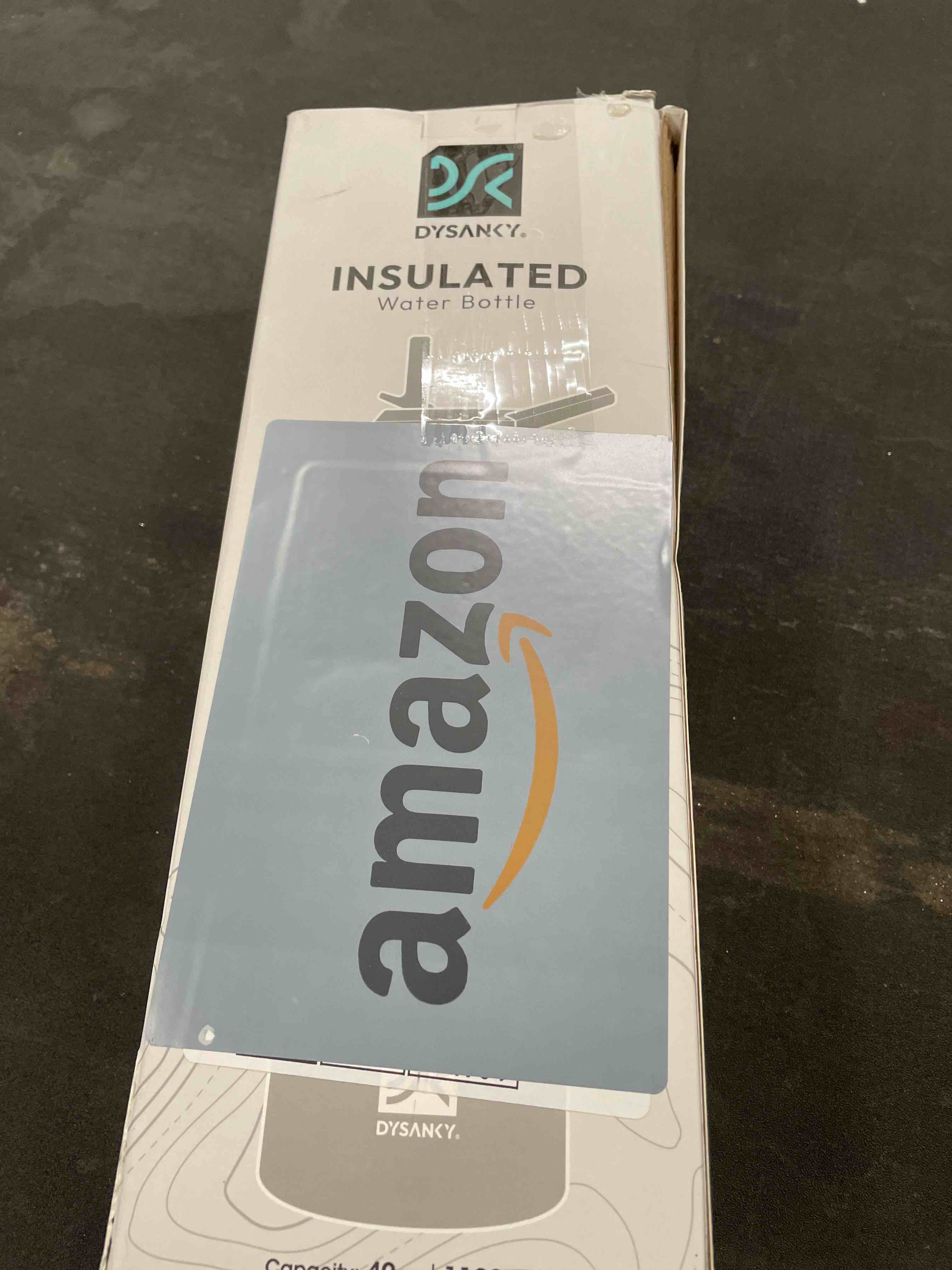 Condition photo showing Good Condition for Insulated Water Bottle | Thickened Stainless Steel Vacuum Metal | Portable Sports Water Jug for Gym and Hiking with Straw, Carrier Bag, Handle Strap | BPA-Free 40 oz ?Indigo 40 Ounces