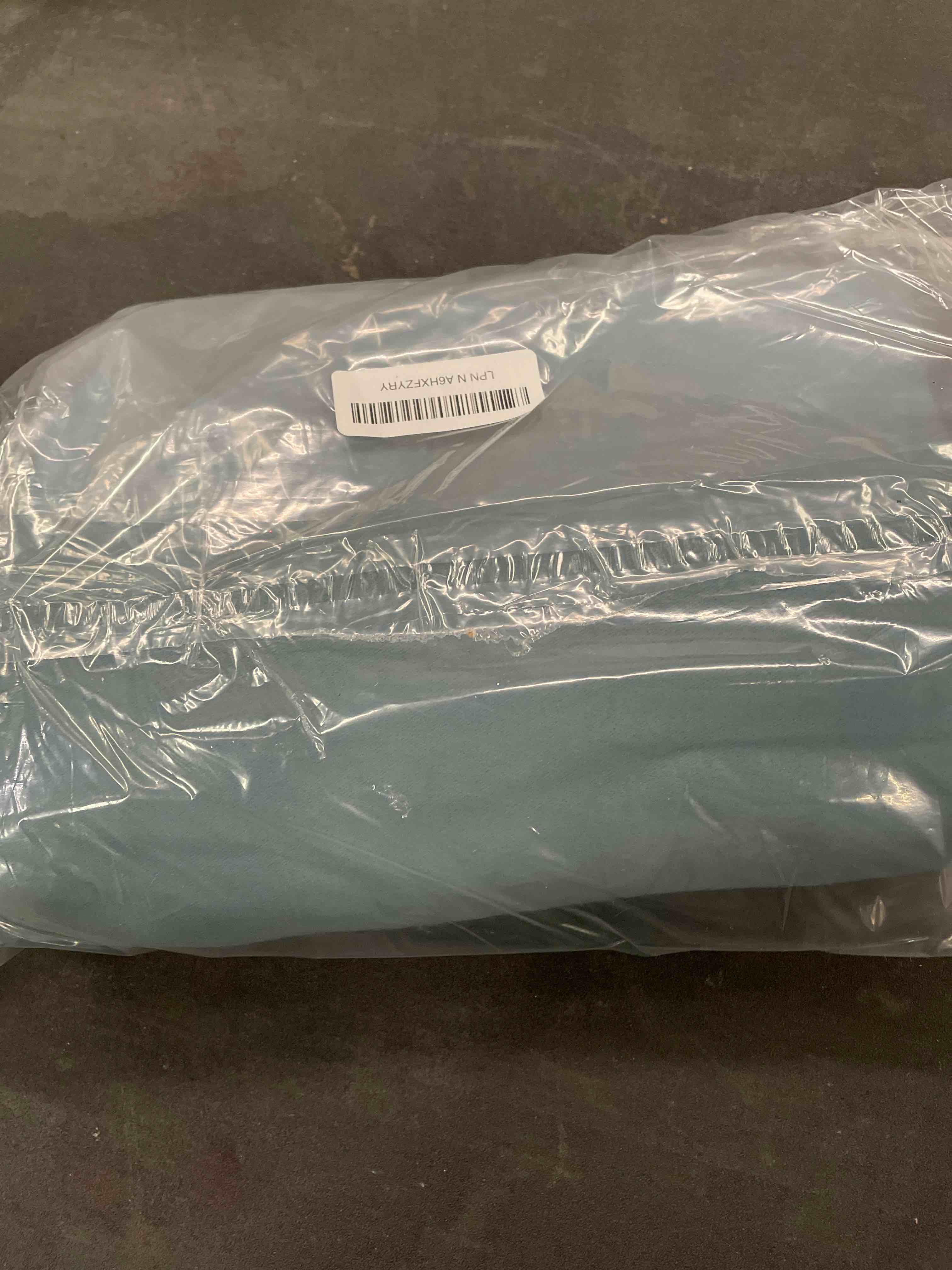 Condition photo showing Good Condition for NICETOWN Modern Greyish Blue Blackout Curtains Noise Reducing, Thermal Insulated and Privacy Room Darkening Drape Panels for Boy's Guest Room Door Small Short Window (2 Panels, W42 x L63 -Inch) Greyish Blue 42"W x 63"L (Pack of 2)