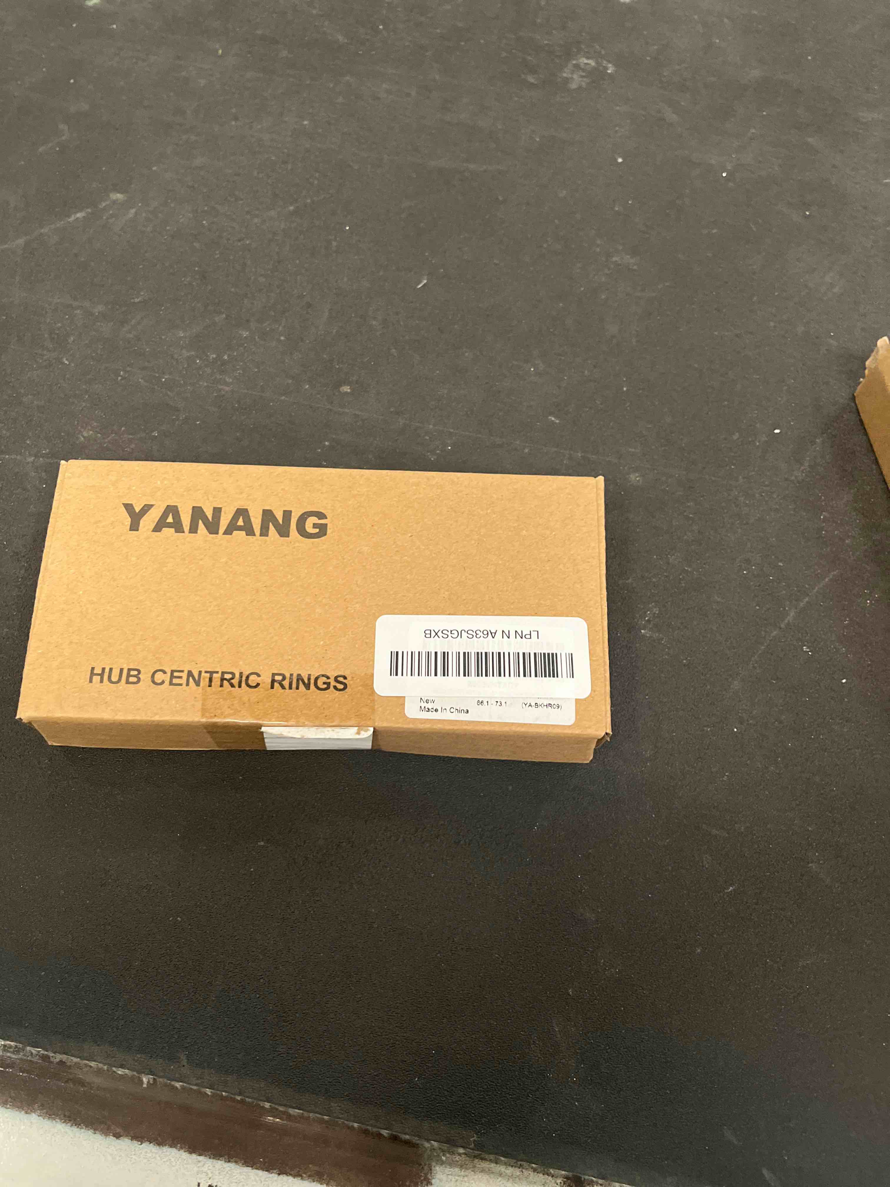 yanangparts 66.1 to 73.1 black hub centric rings (pack of 4) aluminium alloy wheel center rings hubr