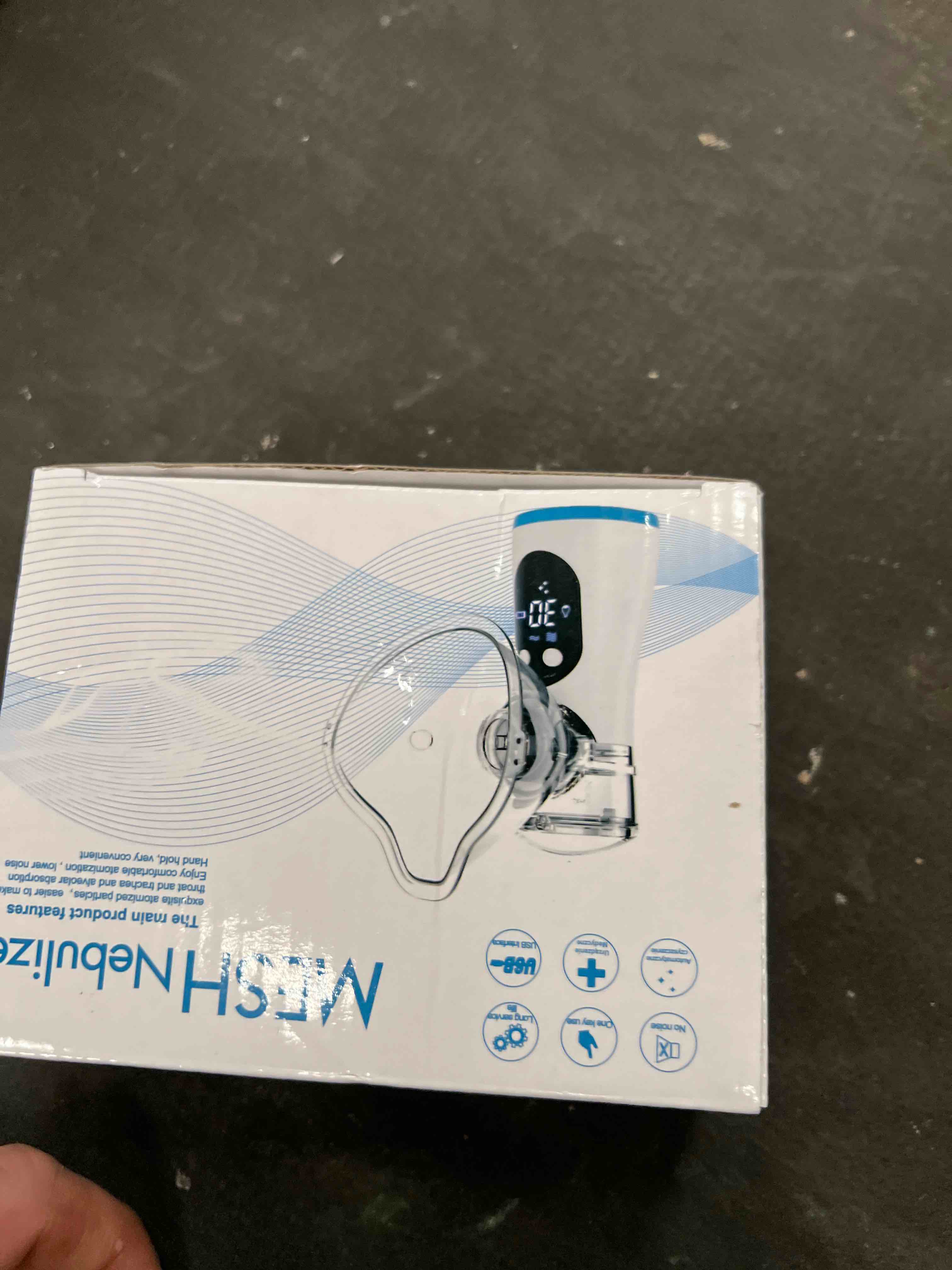 Condition photo showing As Is for (used)Smart Rechargeable Portable Nebulizer with LCD Screen – Compact, Powerful & Ideal for On-The-Go, Home & Travel Use, Innovative Nebulizer for Enhanced Breathing