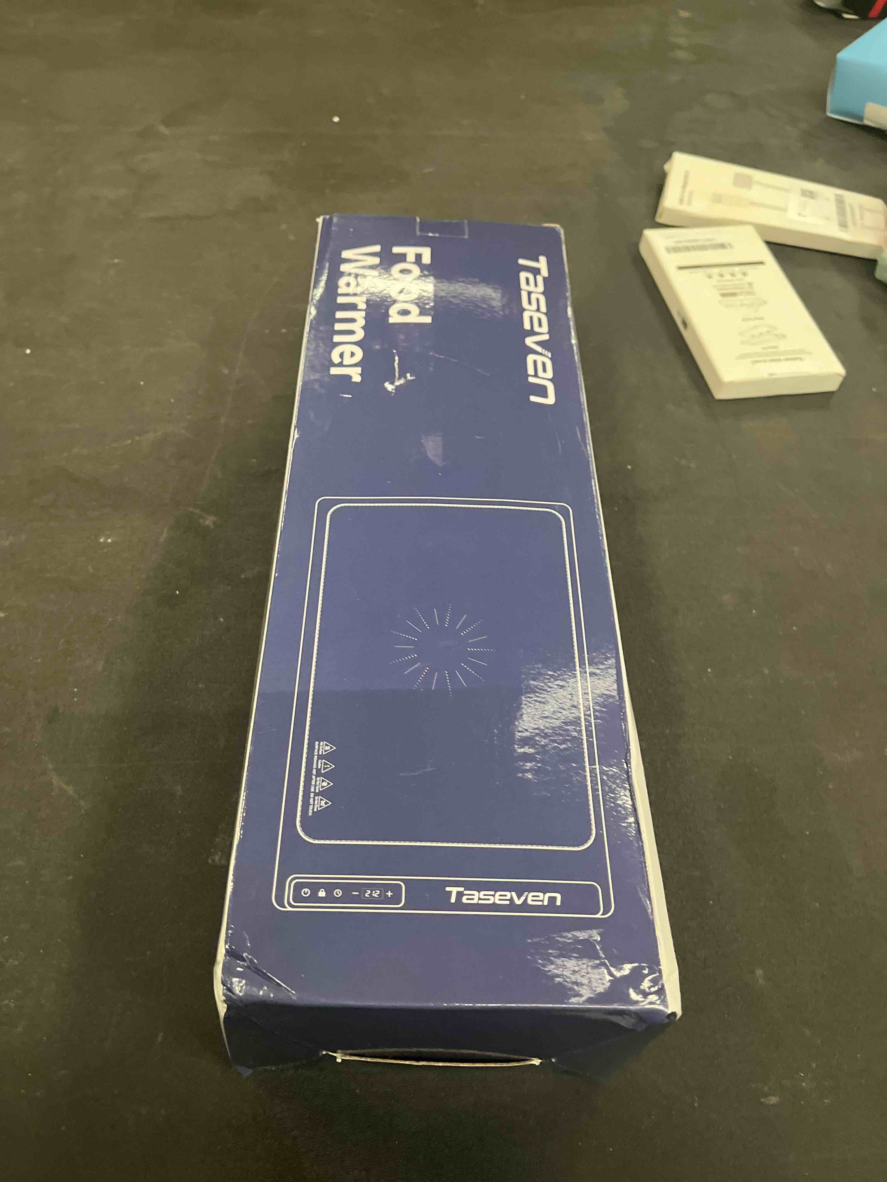 Condition photo showing Good Condition for Food Warming Mat, Silicone Heating Tray with 7 Temperature Settings, Quick Full Surface Heating Pad, Thermochromic Line, Kids Lock, Food Warmers for Parties Warm White