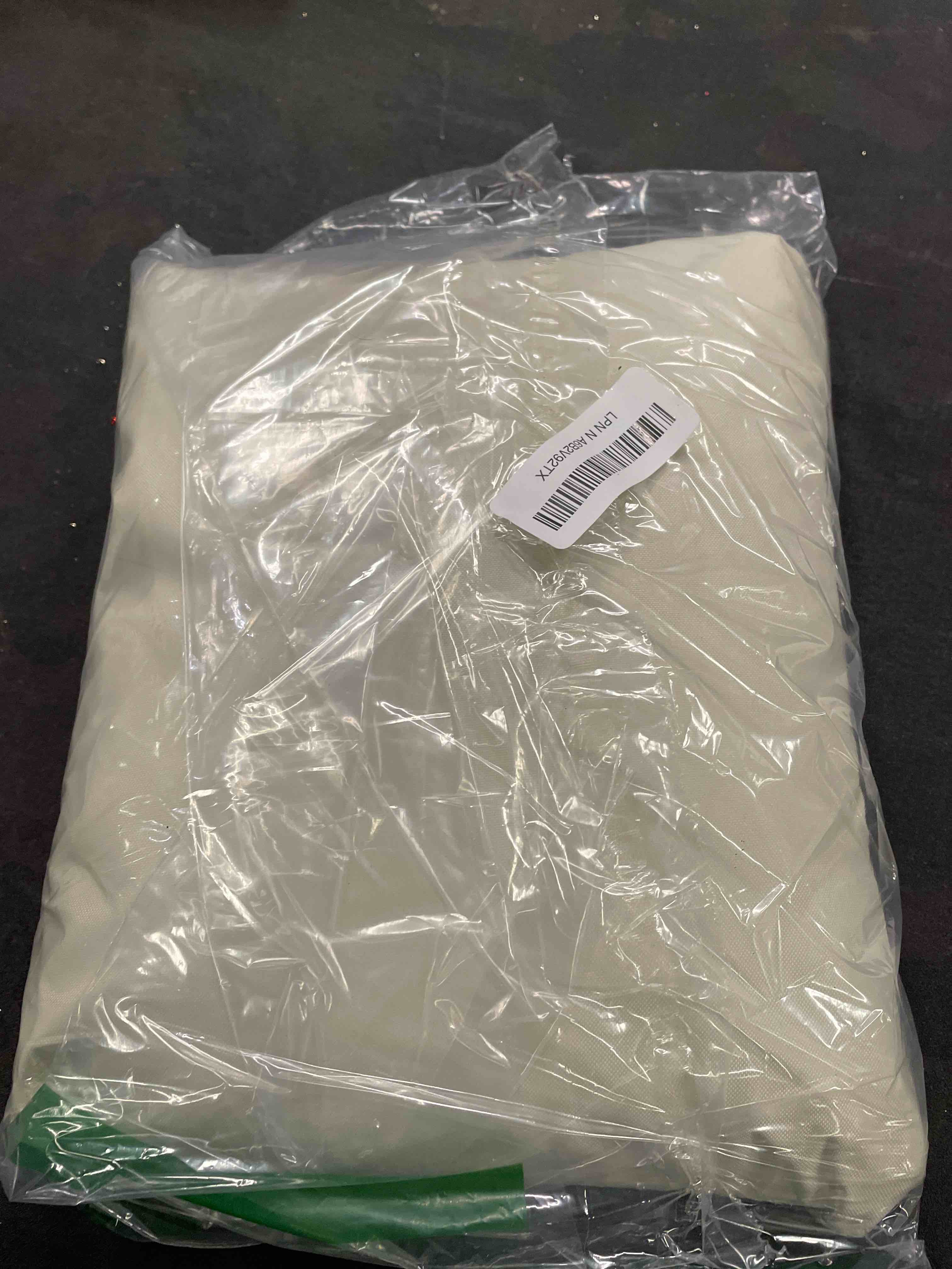 Condition photo showing Good Condition for Patio Egg Chair Cover, 91x80 Inches Waterproof 420D Oxford Double Hanging Outdoor Furniture Covers for Wicker Egg Swing Cocoon Chair, Beige