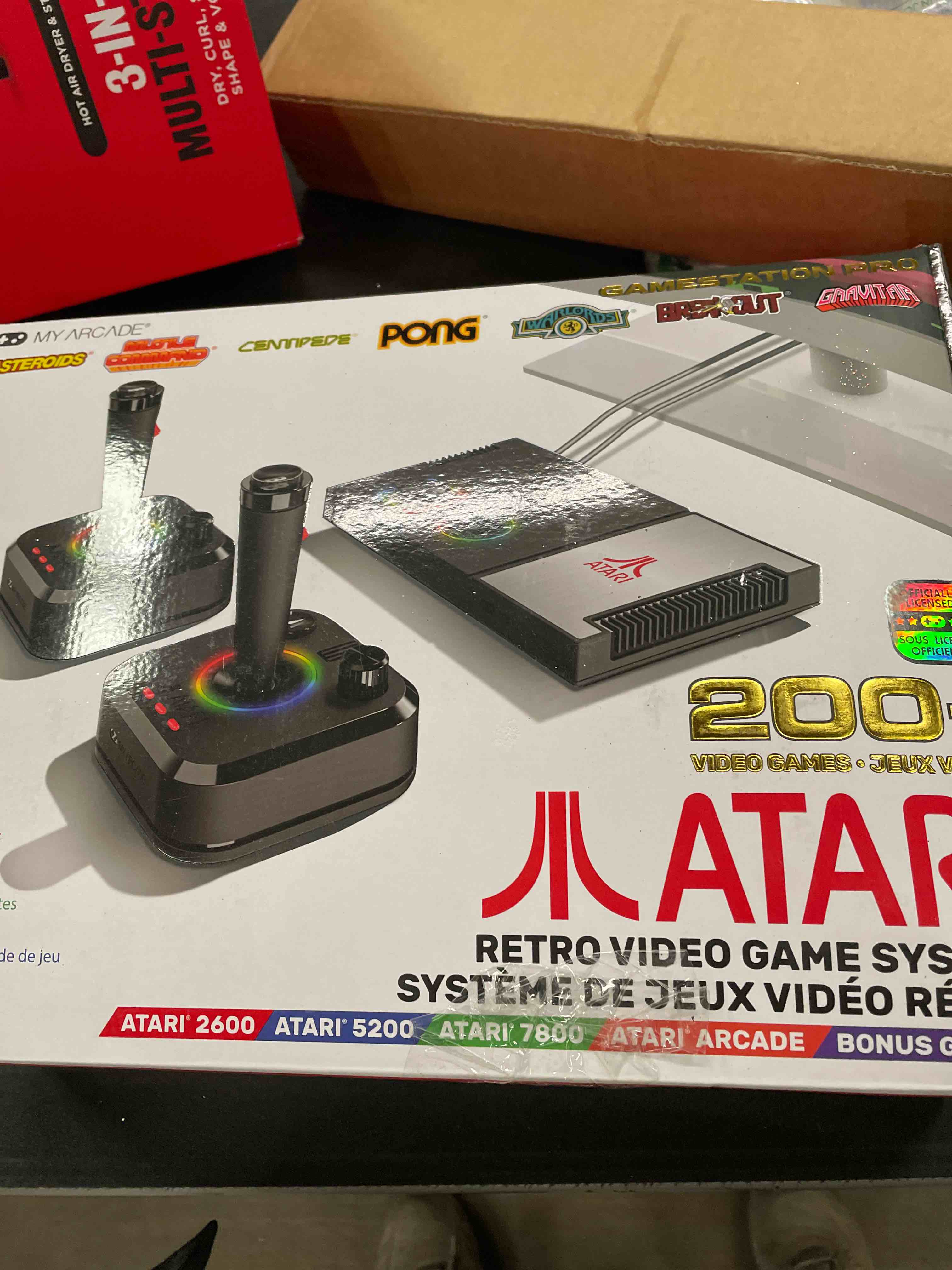 Condition photo showing Good Condition for My Arcade Atari Game Station Pro: Retro Video Game Console with 200+ Games, Wireless Joysticks, RGB LED Lights, Atari 2600/5200/7800 and More