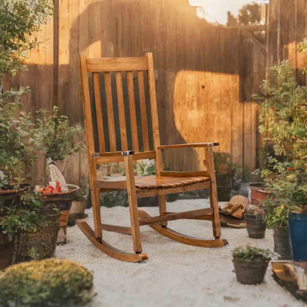 Outdoor Bello Rocking Solid Wood Chair