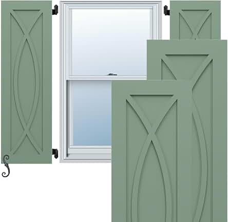 EnduraCore Composite Rosa Modern Style Shutters