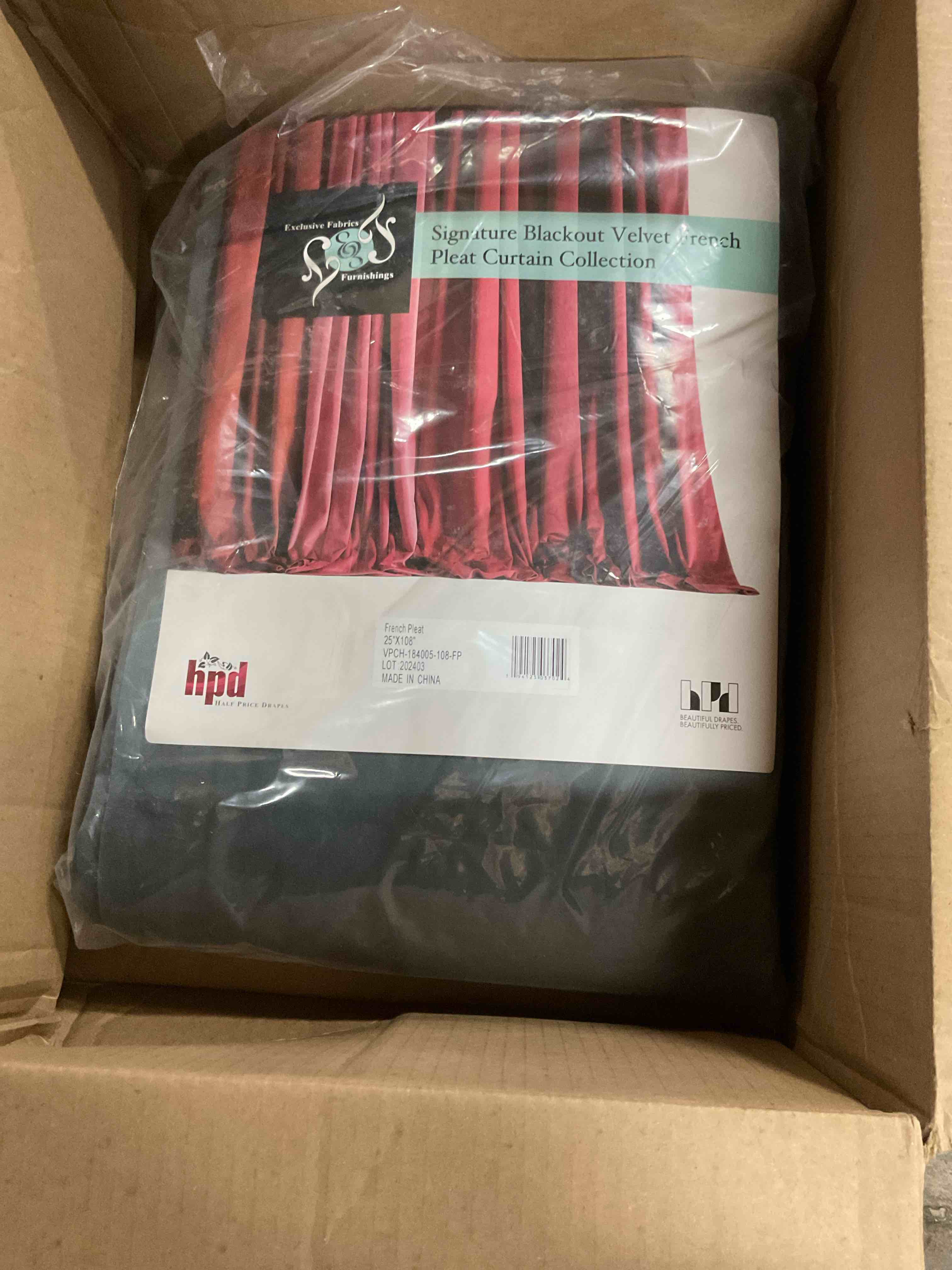 Signature Blackout Velvet French Pleat Curtain Collection 