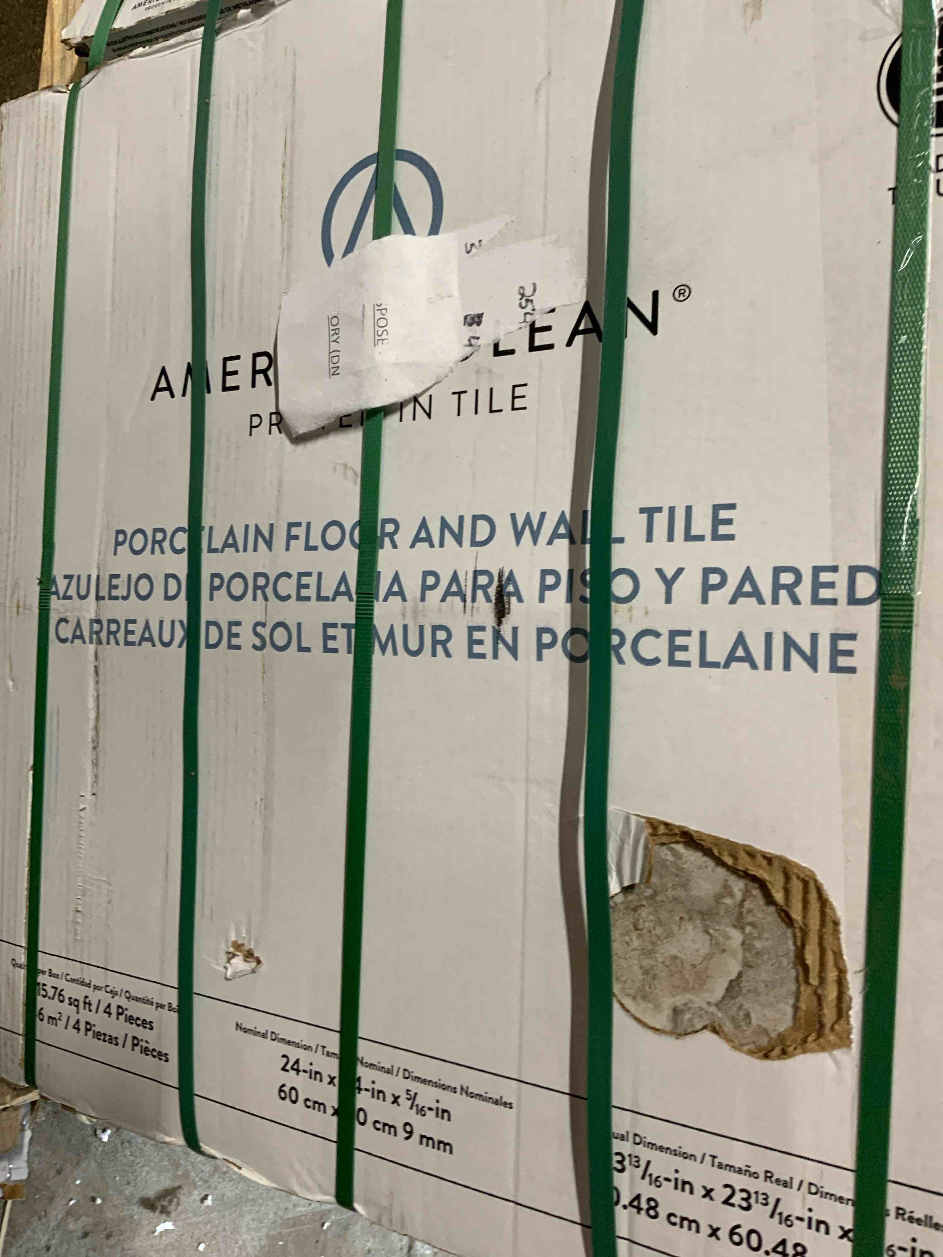 American Olean 24x24 Ivory 425 sq ft