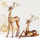 13-18" Acrylic Deer Set of 2