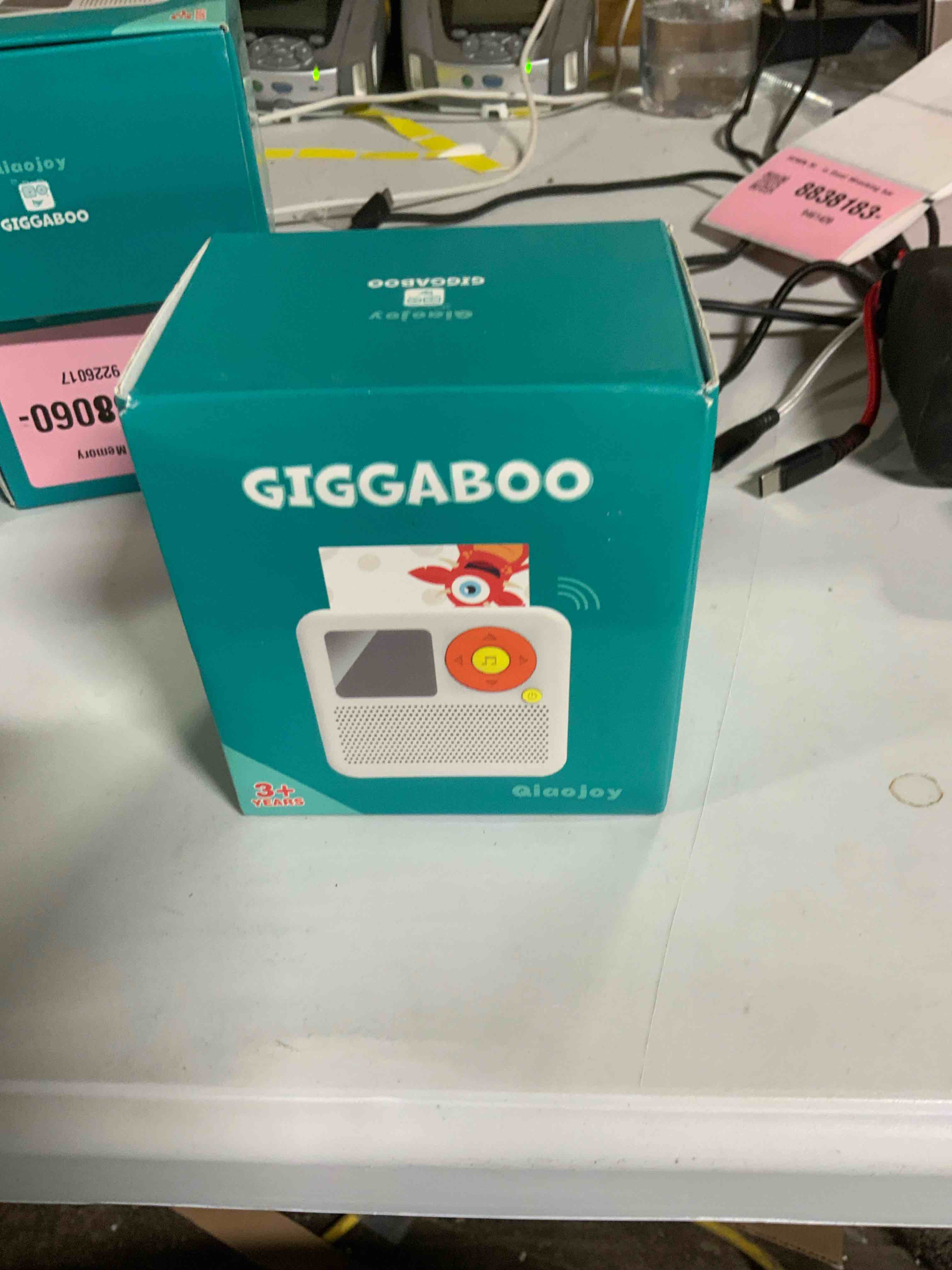 Condition photo showing New/Like New for Gigga Player - Memory Game & Audio Player Set for Kids Aged 2 3 4 5 6 7 8| Screen-Free Bluetooth Audio Player for Stories, Music| Autism Sensory Games| Use as Speaker or with Headphones| DIY