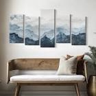 Multiple pieces of flower paintings 