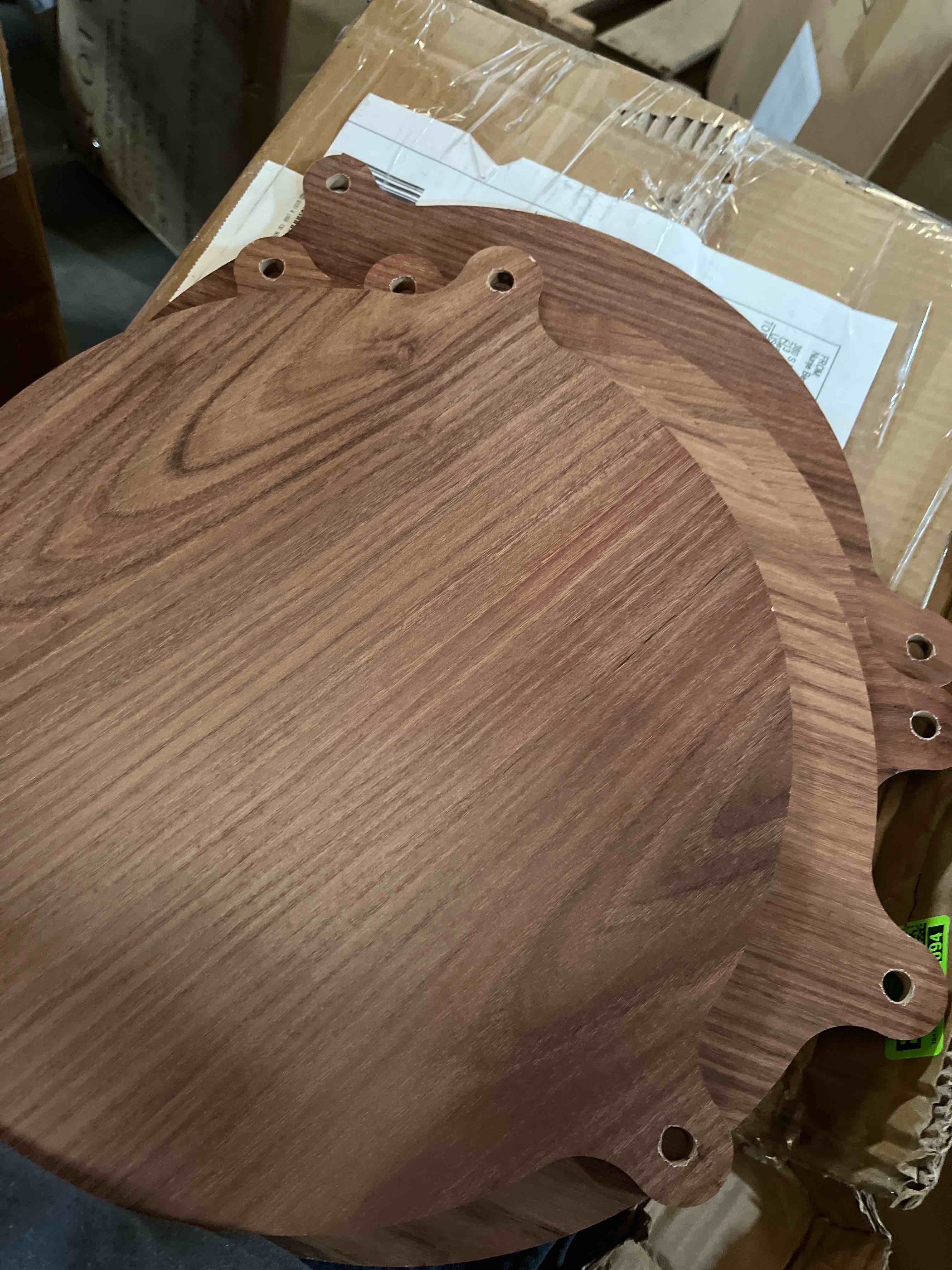 4 piece wooden circles 