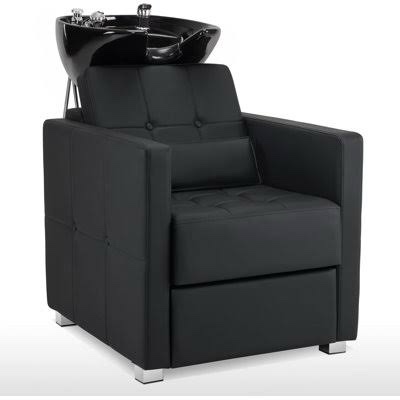 Adjustable Porcelain Ceramic Hair Wash Bowl, Vacuum Breaker, Shampoo Chair and Bowl Unit for Salon