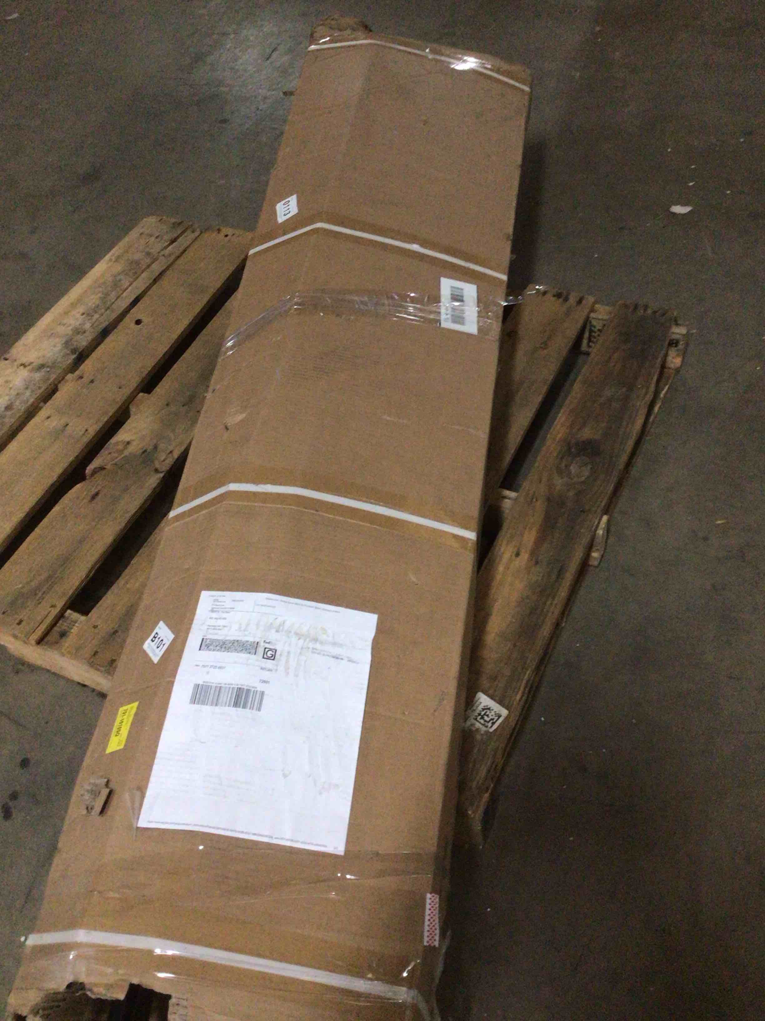 Condition photo showing Good Condition for 10x8 FT Outdoor Storage Shed with Floor, Weather-Resistant Resin Shed with Double Windows, Lockable Door and Vents, Plastic Outside Tool Storage Sheds for Garden, Backyard, Lawn