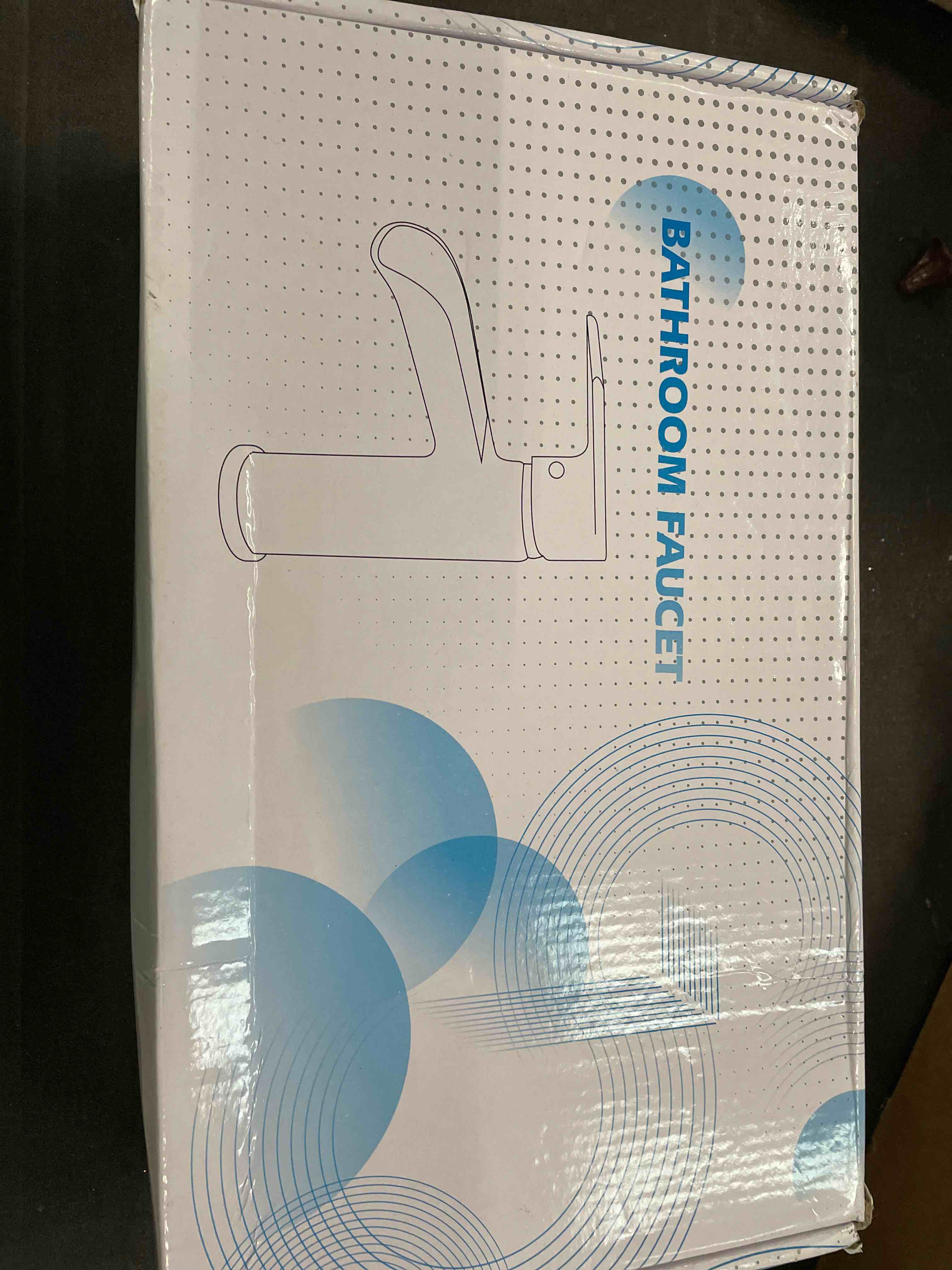 BWE Matte Black Bathroom Sink Faucet Waterfall Bathroom Faucet with Drian Farmhouse Rv Brass Bathroo