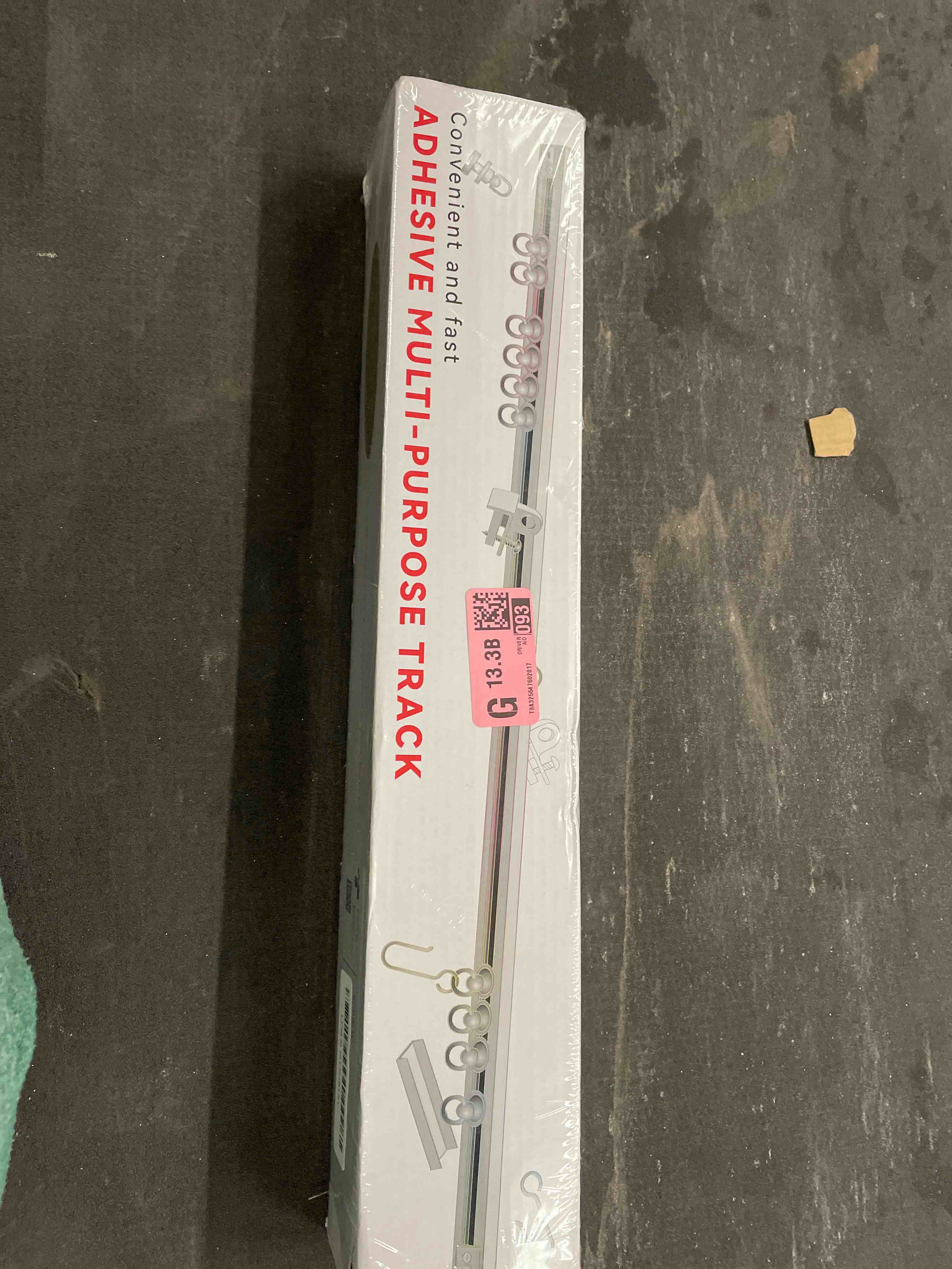 gonnrly adhesive ceiling curtain track, paste type no need to drill, suitable for smooth ceiling or 