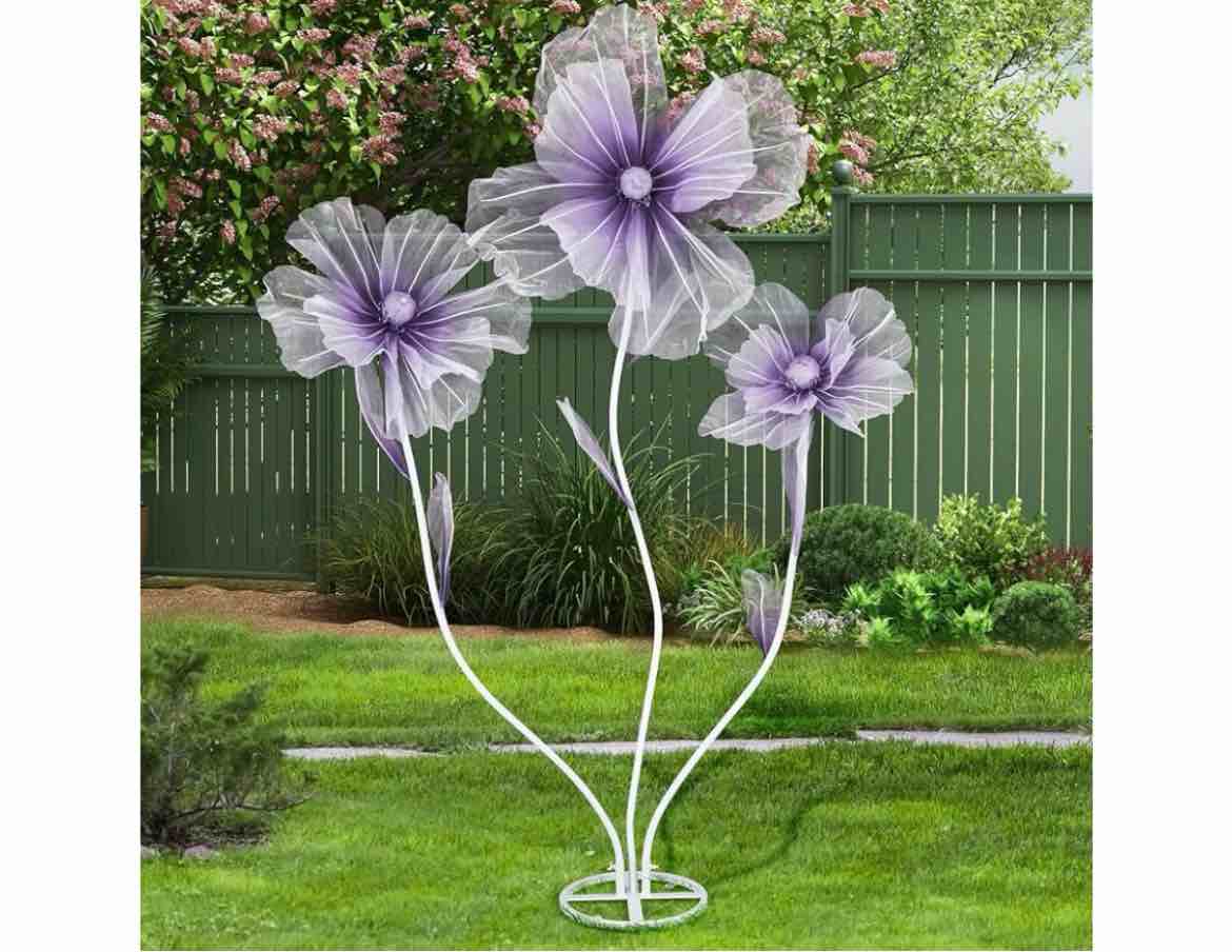 JoyHue 5.6 Ft Large Artificial Paper Flowers Decoration Giant Flowers Decor for Birthday Party Garde