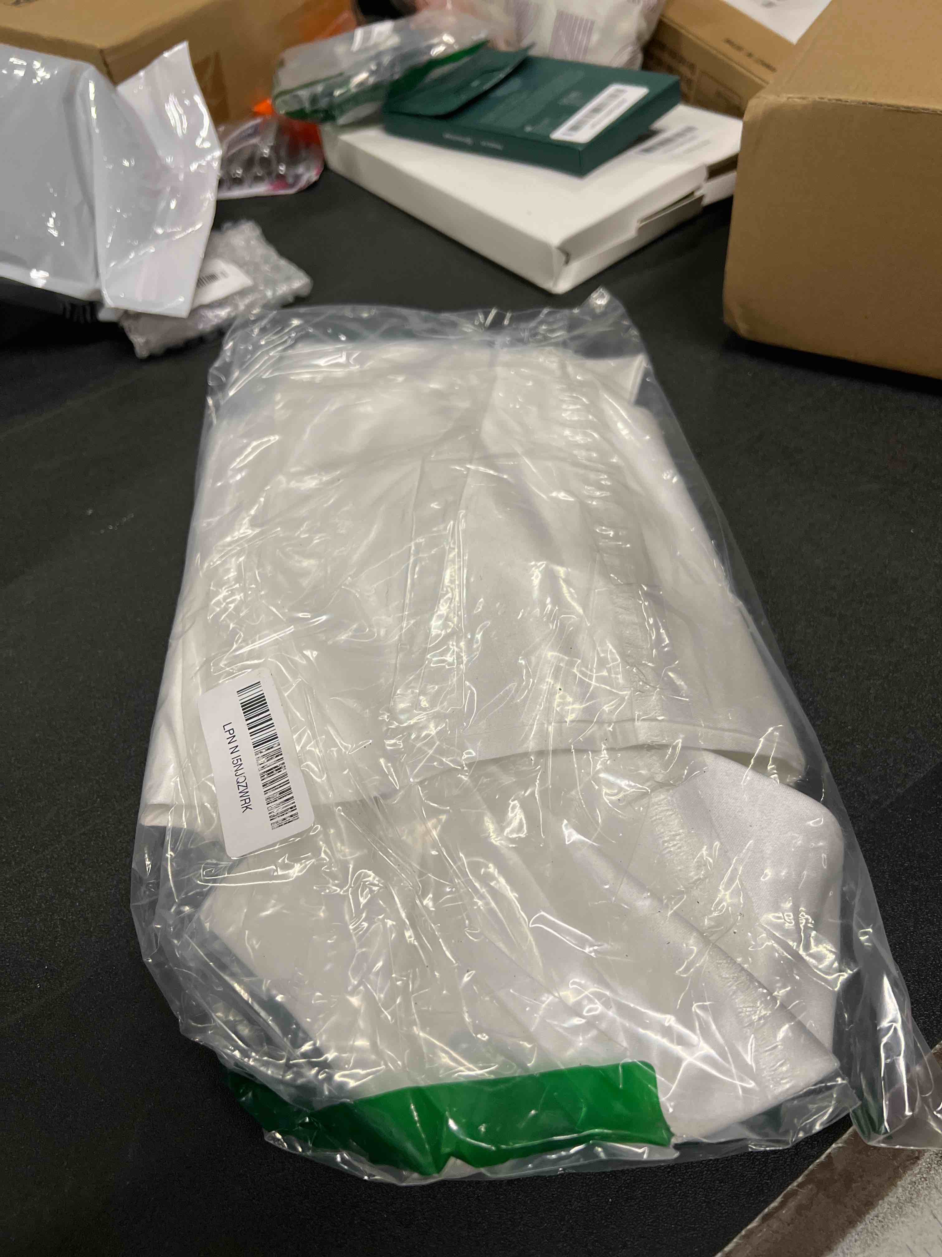 Condition photo showing As Is for 59" Long Bow for Wedding Dress Decoration Detachable Satin Bowknot White Black