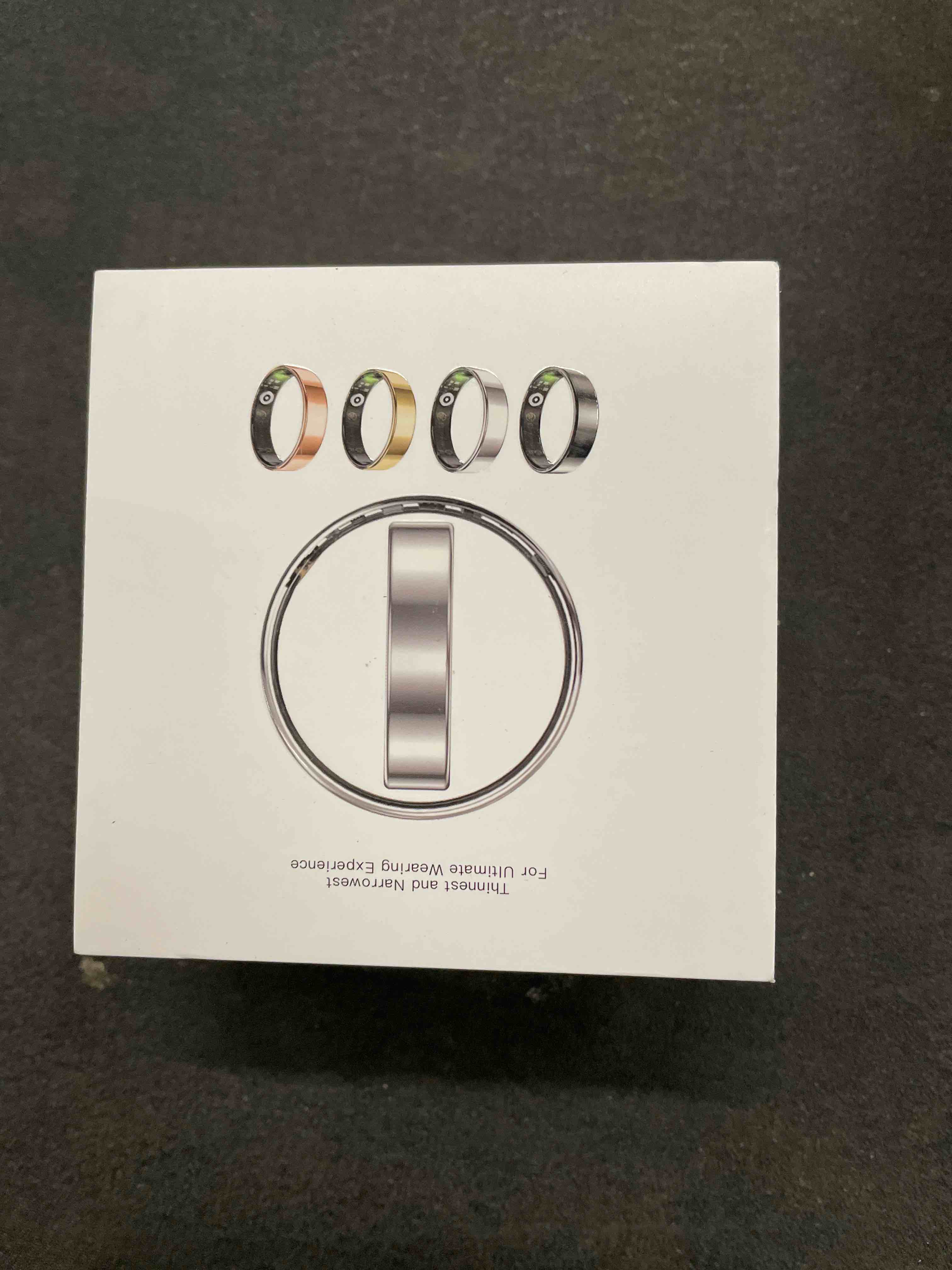 Ultra-thin Smart Ring for Women Men, Activity Fitness Tracker, Waterproof Fitness Ring with Sleep Tr