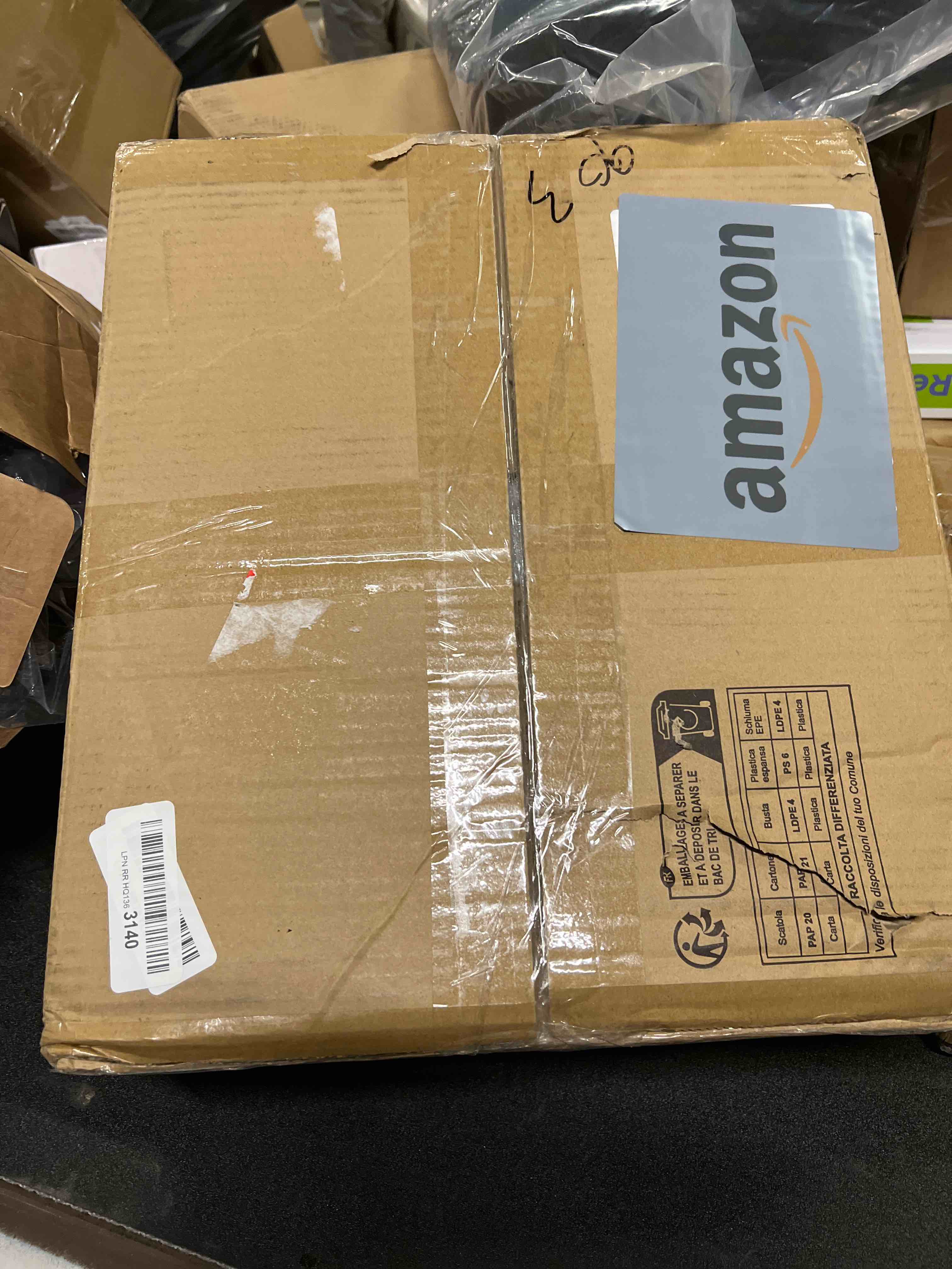 Condition photo showing As Is for SONGMICS Shoe Boxes, Pack of 12 Shoe Storage Organizers, Stackable Clear Plastic Boxes for Closet, Sneakers, 13.1 x 9.1 x 5.6 Inches, Transparent and Black ULSP006B12 12 Count Fit Size 11 Transparent + Black