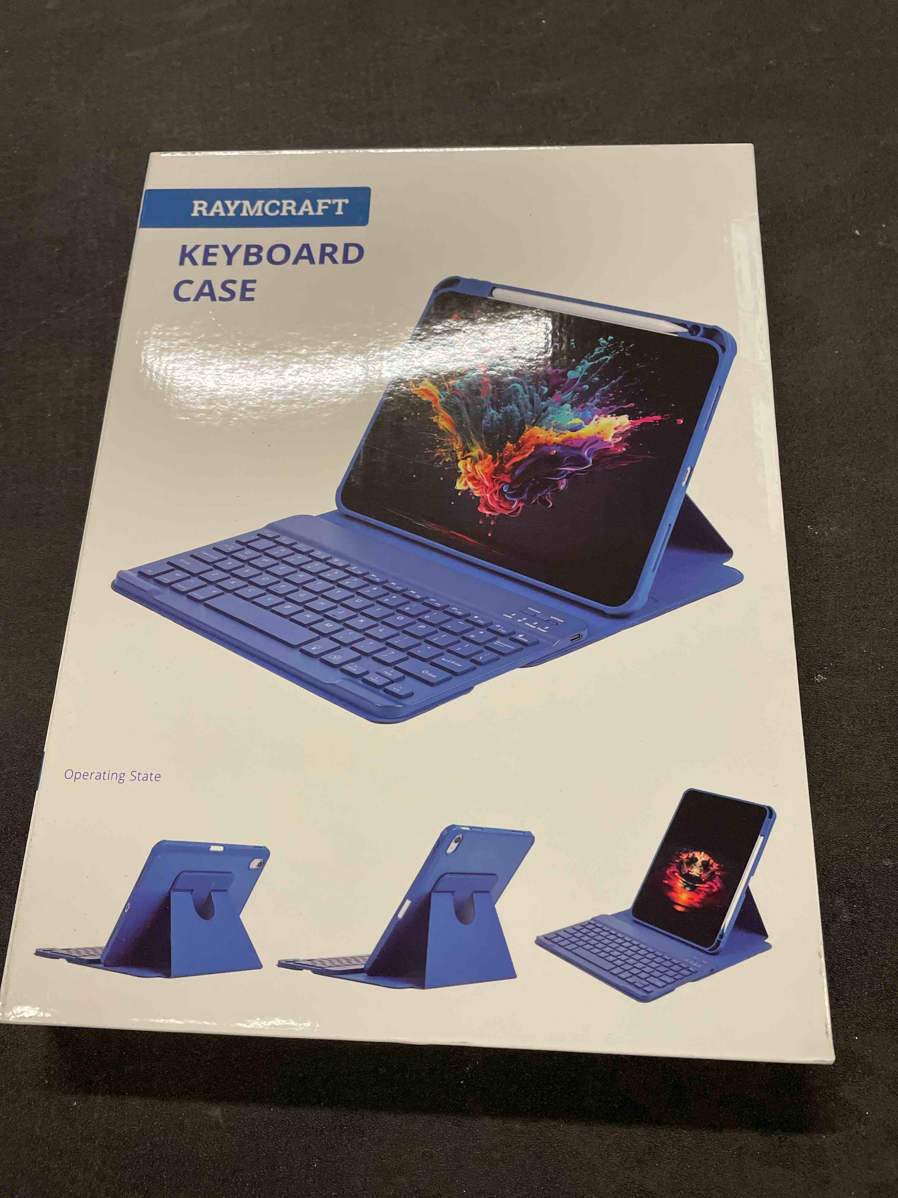 raymcraft for ipad 11th(a16, 2025)/10th generation case with keyboard, 360° rotatable case & detacha