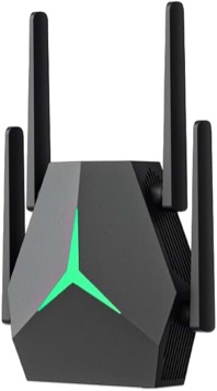 NPET AC1200 Dual Band WiFi Extender with USB-C, Gigabit Ethernet Ports, Wall-Mountable Repeater, 700