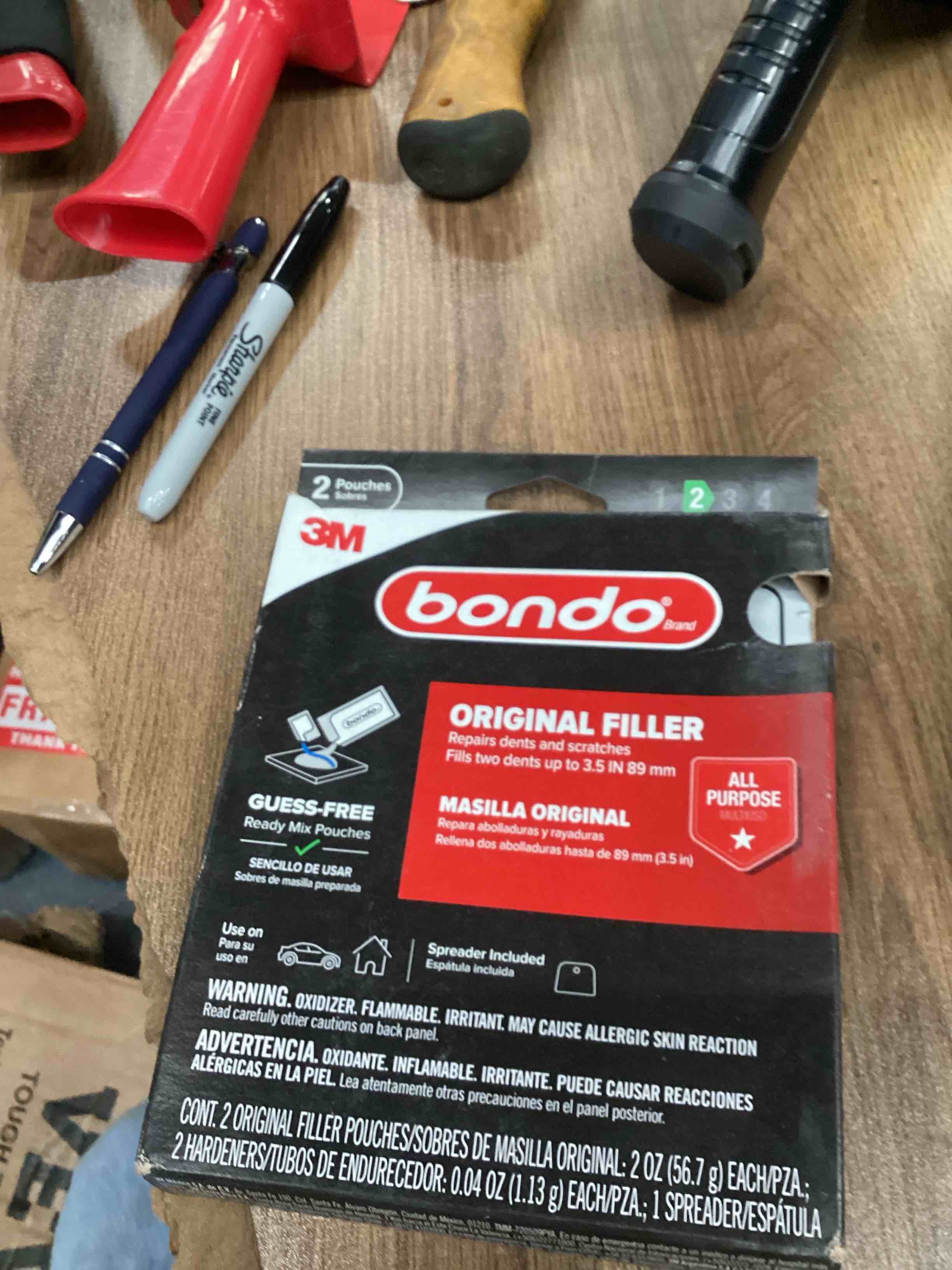 Bondo Auto Body Filler 2 oz