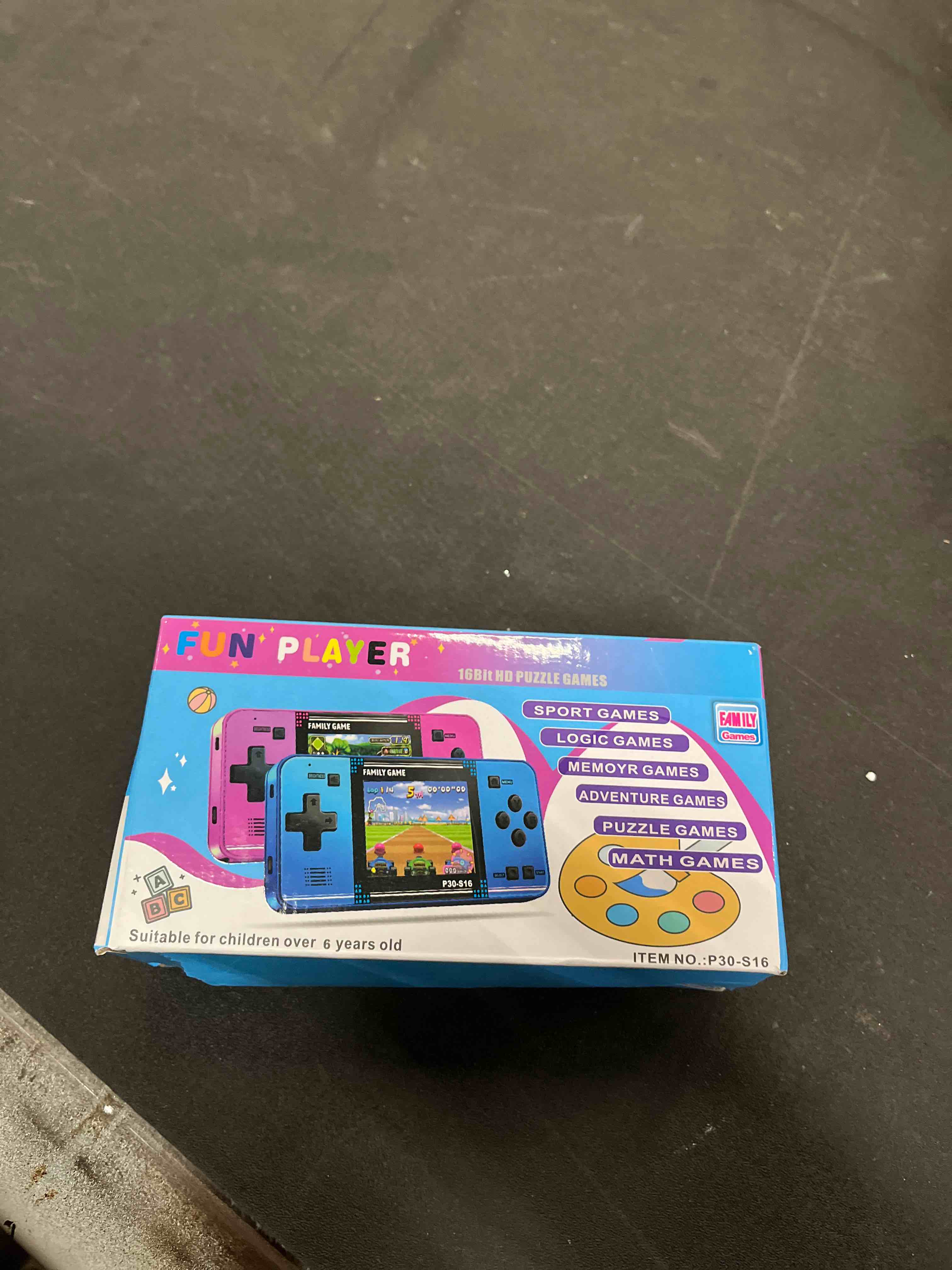 Condition photo showing Good Condition for Handheld Game for Kids -Preloaded 220 Retro Video Games, Portable Gaming Player with Rechargeable Battery 3.0" LCD Screen, Mini Arcade Electronic Toy Gifts for Boys Girls (Blue)