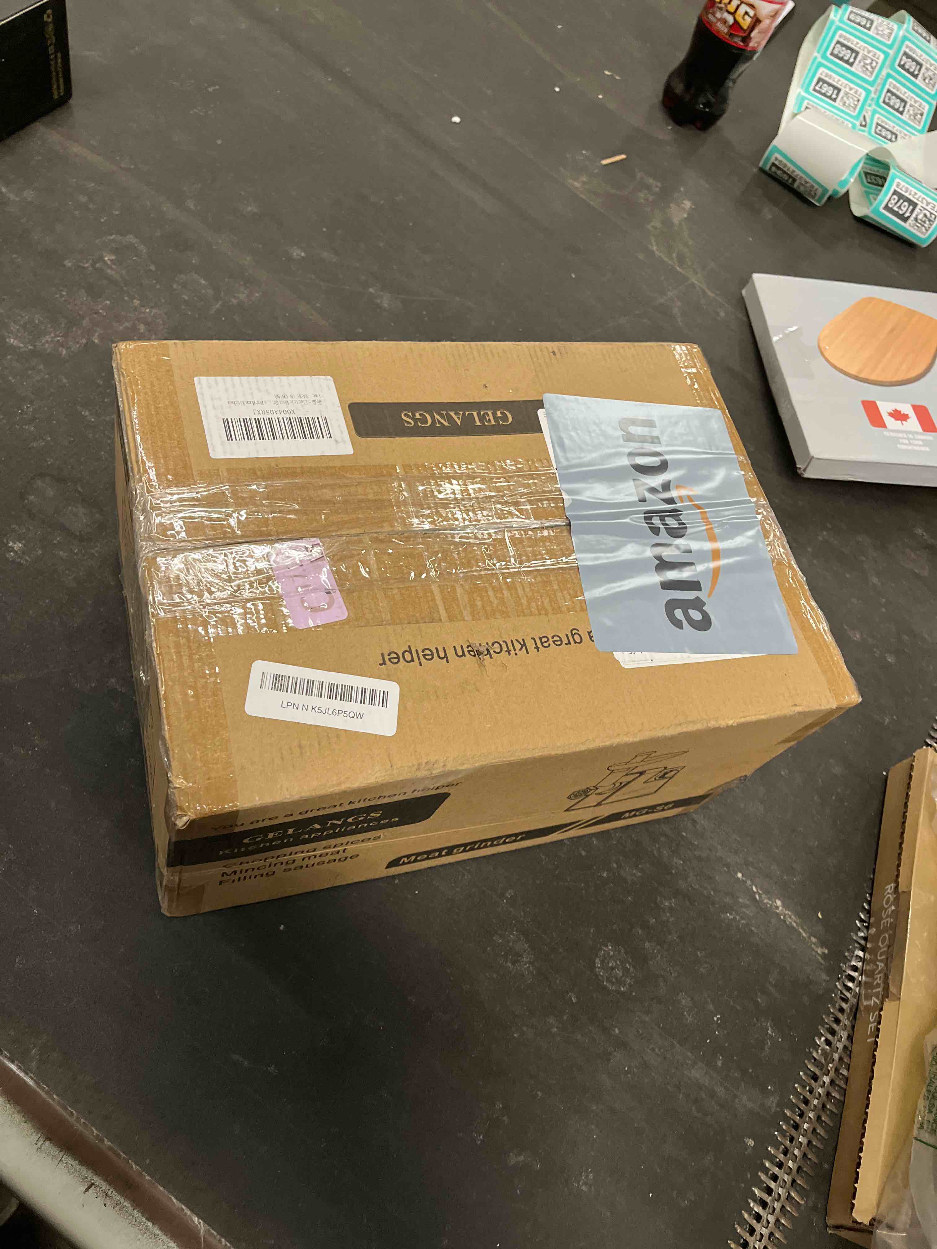 Condition photo showing Good Condition for Electric Meat Grinder?350W(2800W Max) Sausage Stuffer Maker with Sausage Stuffer Tubes & Kubbe Kit?Food Grinder with Blade & 3 Plates For Home Kitchen Use