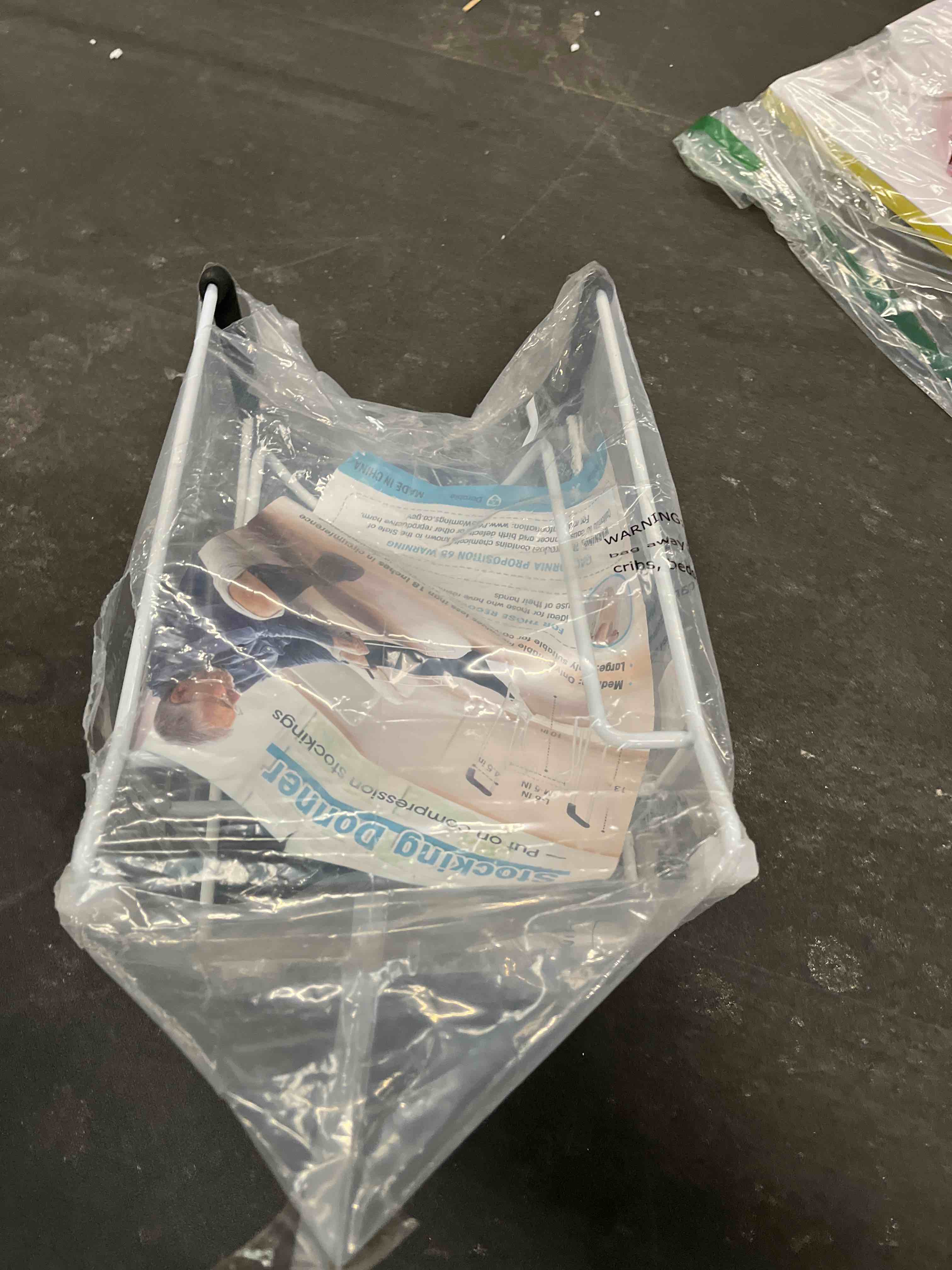 Condition photo showing Good Condition for Zipcase Large Size Stocking Donner, Sock Aid Tool to Put on Compression Socks for Large Calves from 18" to 20" in Circumference (Compatible for JOBST,SB SOX,CHARMKING,FITRELL,Bluemaple,COOLOVER) White