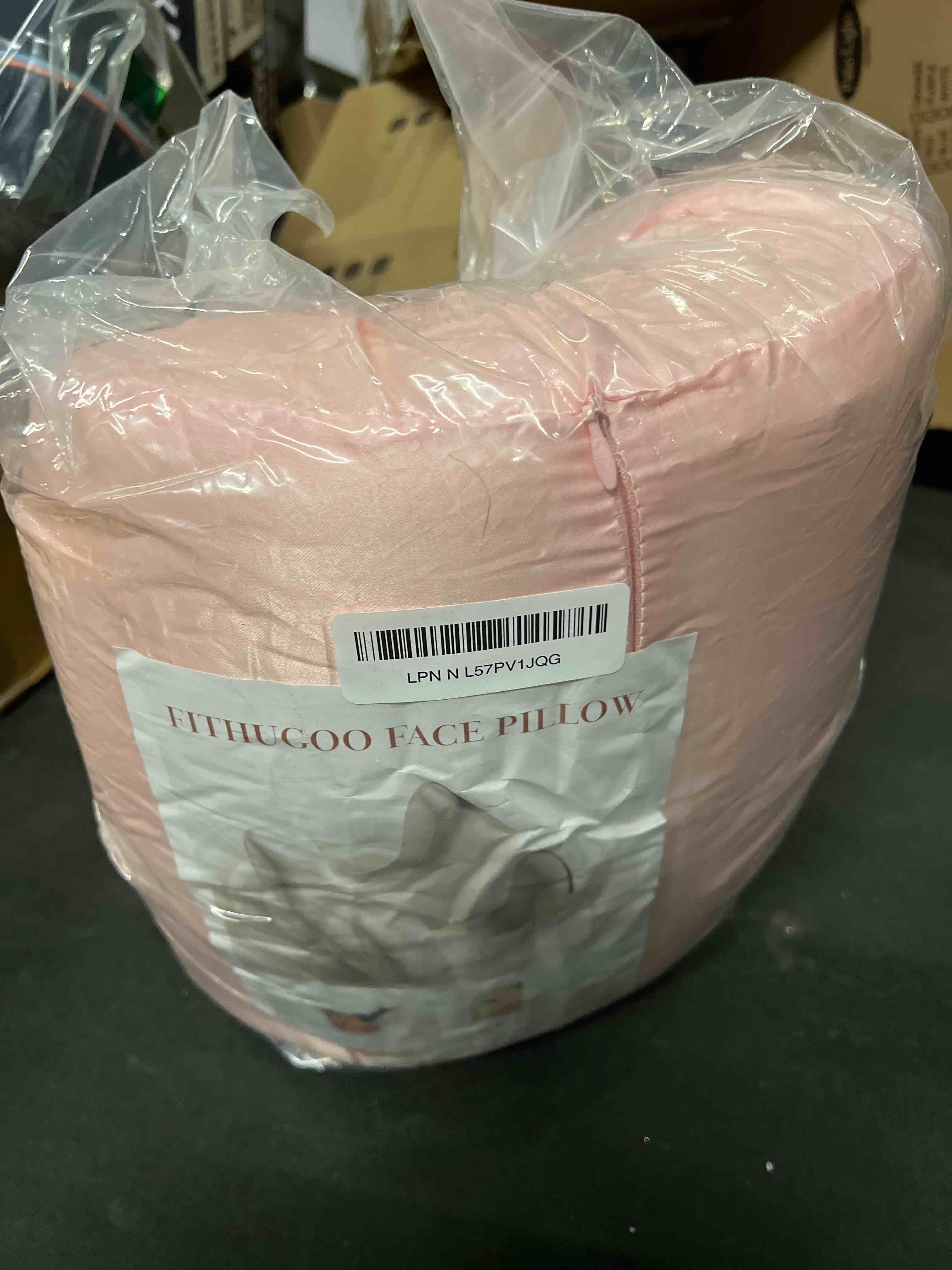Condition photo showing Good Condition for 2025 Upgraded Face Pillow for Wrinkles, Anti Wrinkle Pillow with Cooling Silk Pillowcase, Beauty Pillow for Sleeping Face Down and Back Sleeping (Pink)