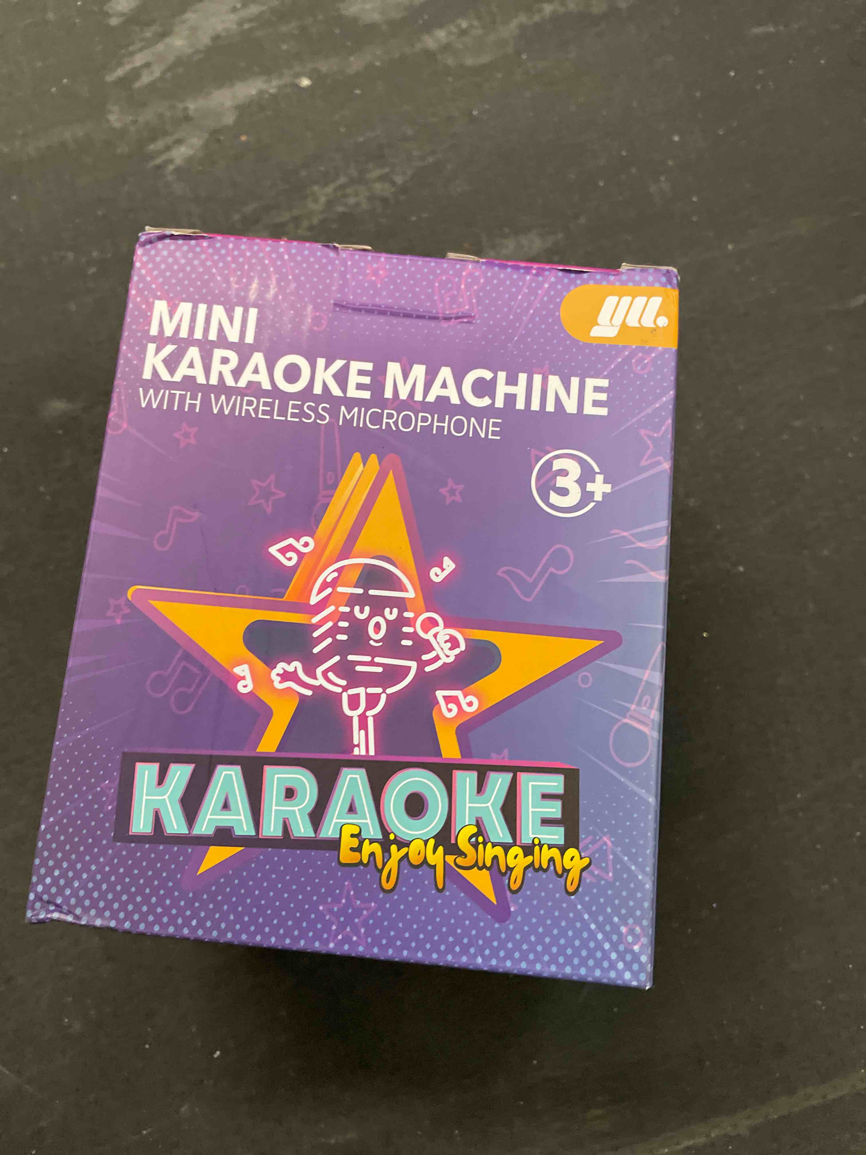 Condition photo showing Good Condition for Karaoke Machine for Kids, Portable Mini Speaker with 2 Wireless Microphones, 2026 TOP Kids Gifts for Girls Ages 3, 4, 5, 6, 7, 8, 9, 10, 12 +Years Old, 4-12th Birthday Present Toy Party (Purple)