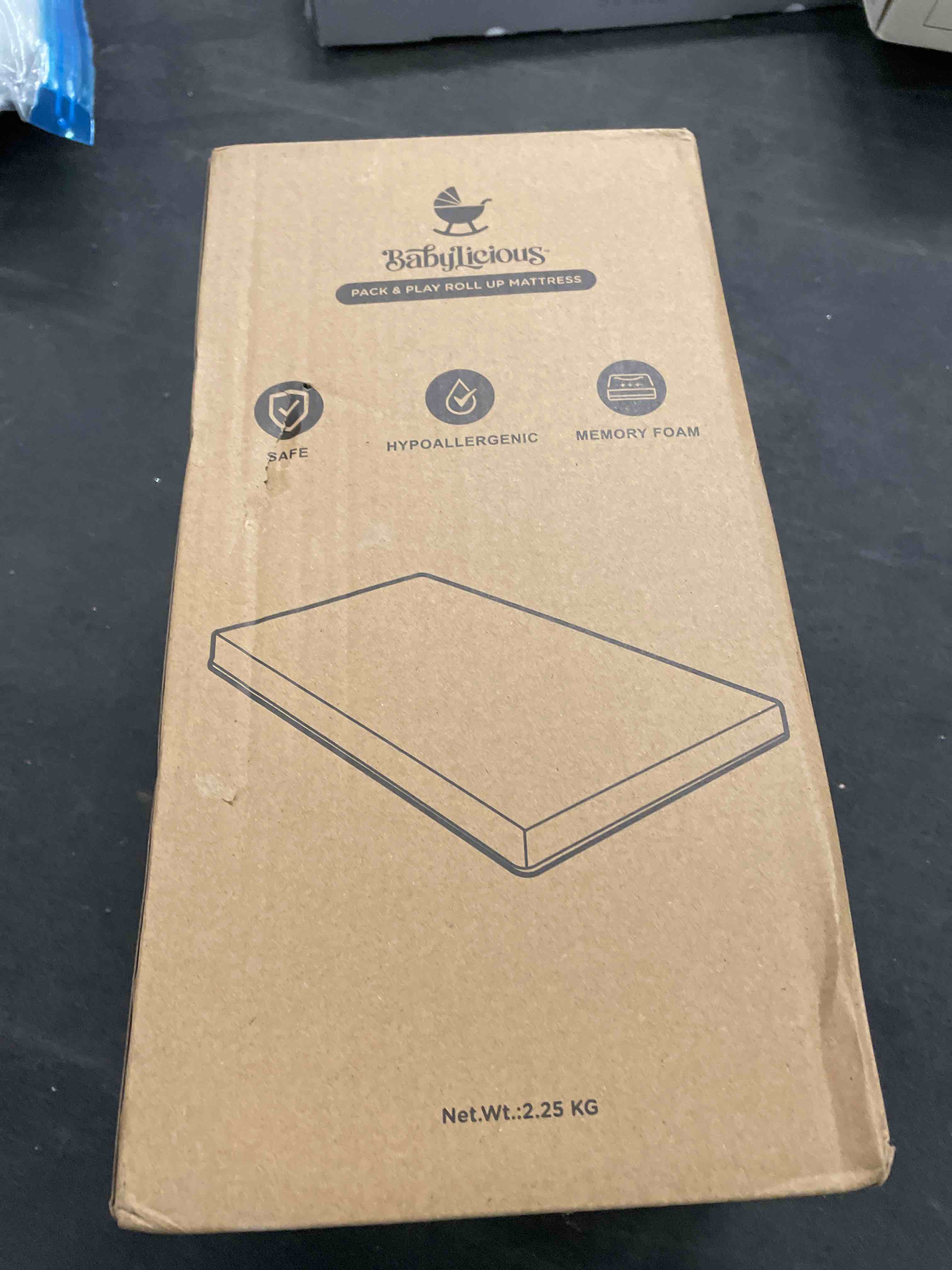 Condition photo showing Good Condition for Pack and Play Mattress - 38" x 26" | Waterproof Pack N Play Mattress Pad - Roll Up With Carry Buckle - Breathable Soft Memory Foam - Portable Crib Mattress Topper- Pack n Play Mattresses for Playpen