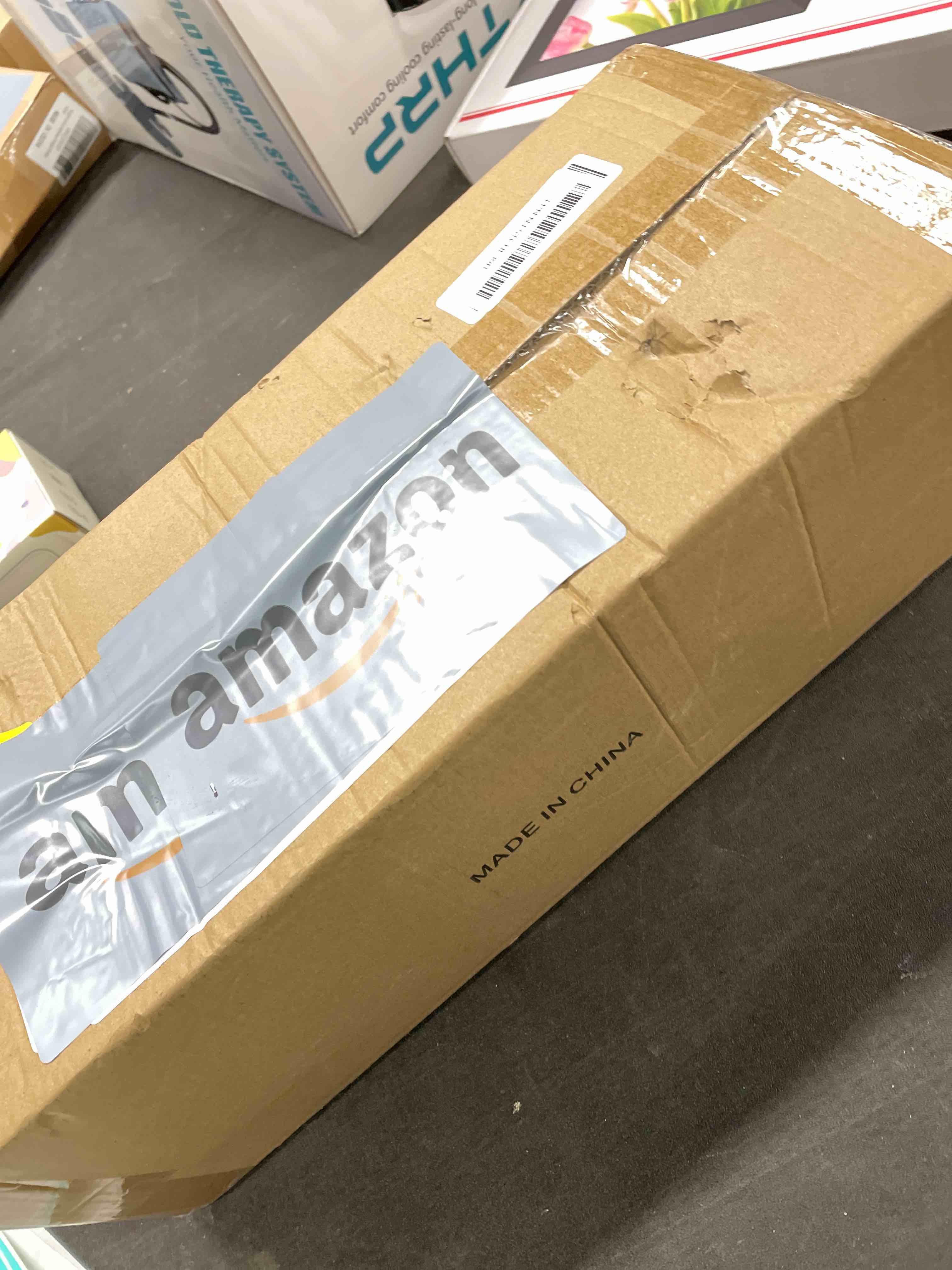 Condition photo showing Good Condition for VTRIN 10 Tiers Shoe Rack Tall Large Capacity 50 Pairs Wide Shoe Organizer Sturdy Shoe Shelf for Entryway with Two Hooks Metal Shoe Storage for Closet, Bedroom, Brown Brown 34" Wide - 10 Tier