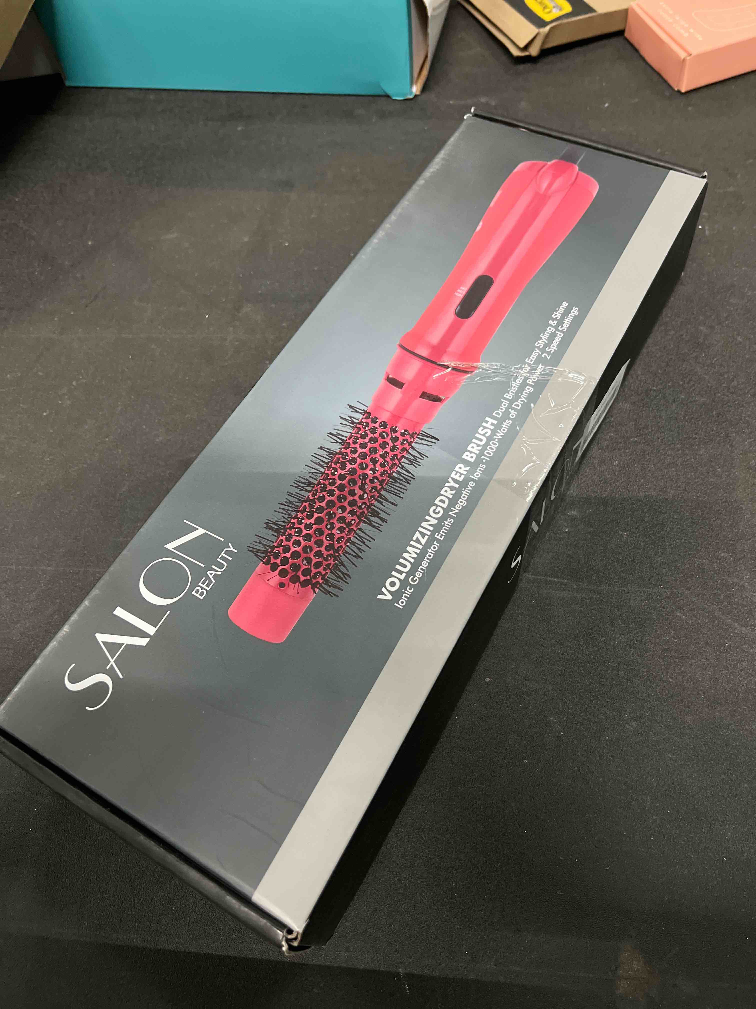 Condition photo showing Good Condition for CAJ 3-in-1 Hair Dryer One-Step Volumizer Negative Ion Hair Straightening Curling Hot Air Dryer Short and Long Hair Brush 1" Inch Styler Wand